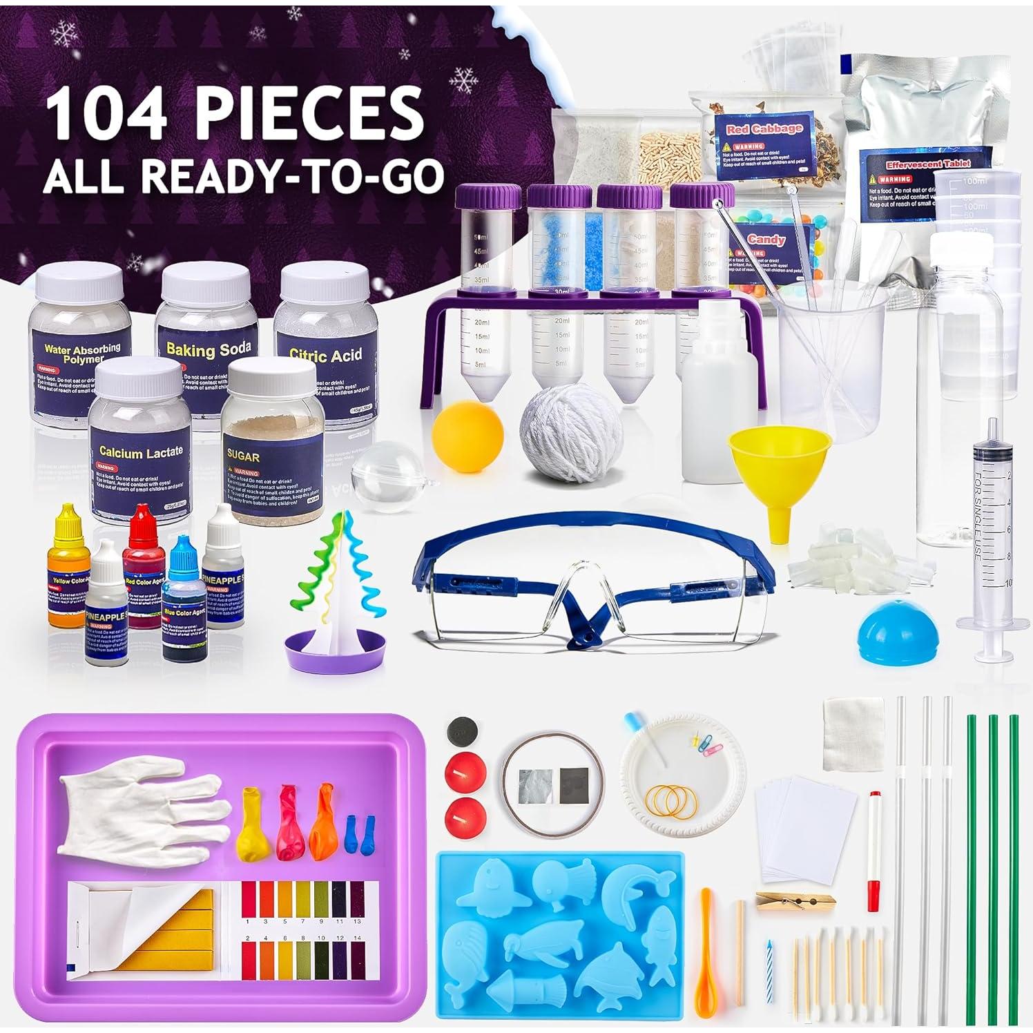 Kit de Ciencia Japace 100+ Experimentos STEM para Niños 4-12 Años