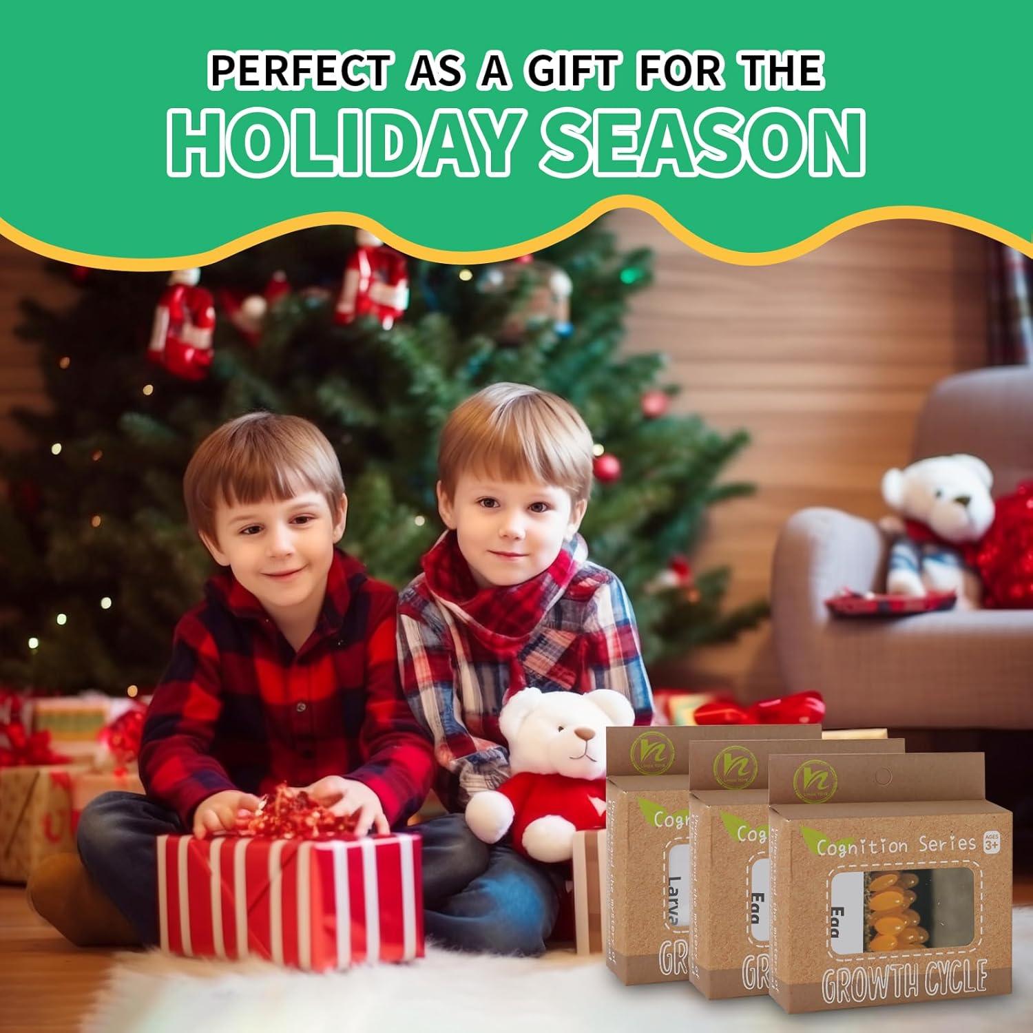 Juguetes de Aprendizaje Montessori Boticako - Ciclo de Vida Insectos