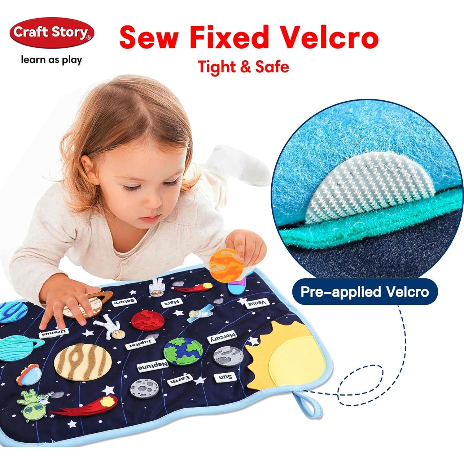 Tablero Ocupado Suave Craftstory Sistema Solar 45.7x32.5cm