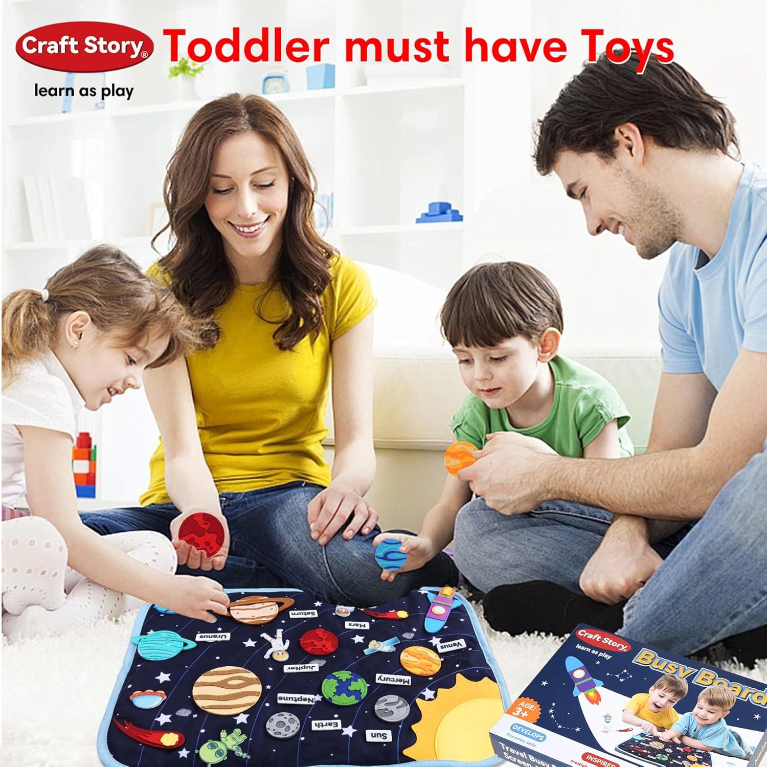 Tablero Ocupado Suave Craftstory Sistema Solar 45.7x32.5cm