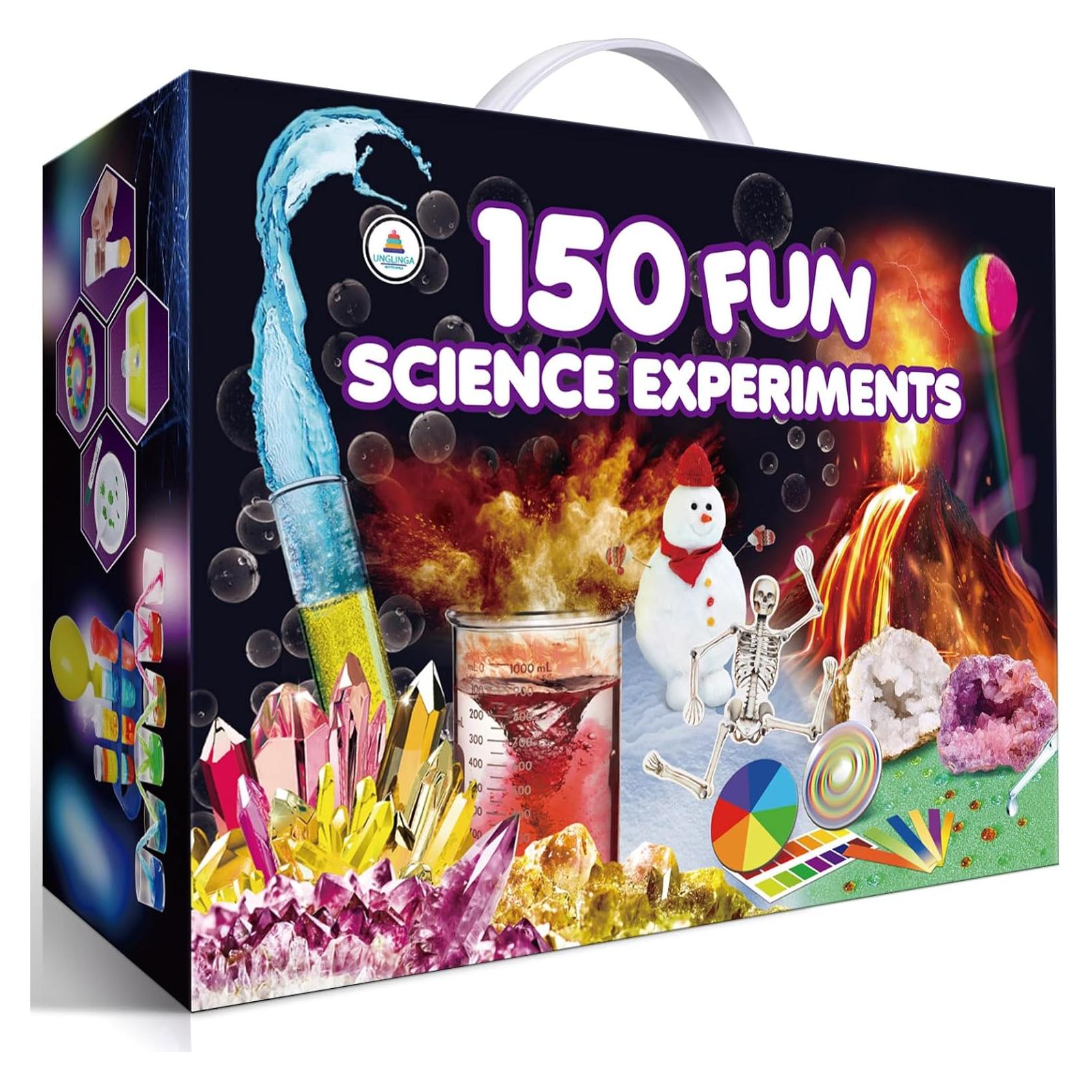 Kit de Ciencia UNGLINGA 150 Experimentos Educativos para Niños