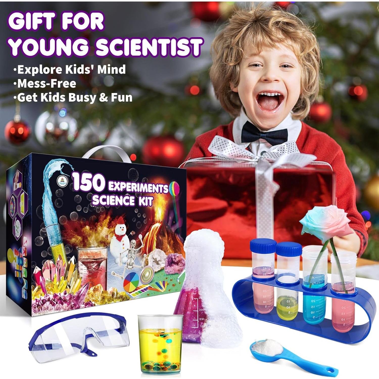 Kit de Ciencia UNGLINGA 150 Experimentos Educativos para Niños