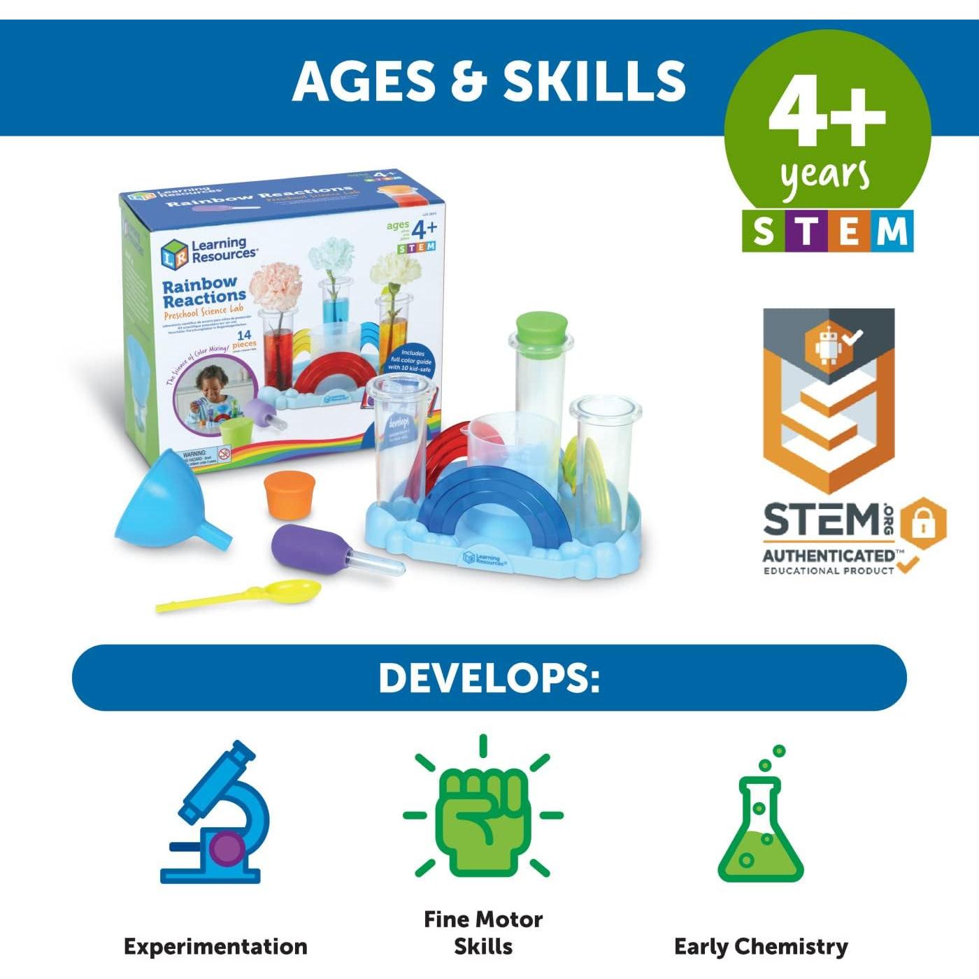 Laboratorio de Ciencia Preescolar Learning Resources - 14 Piezas