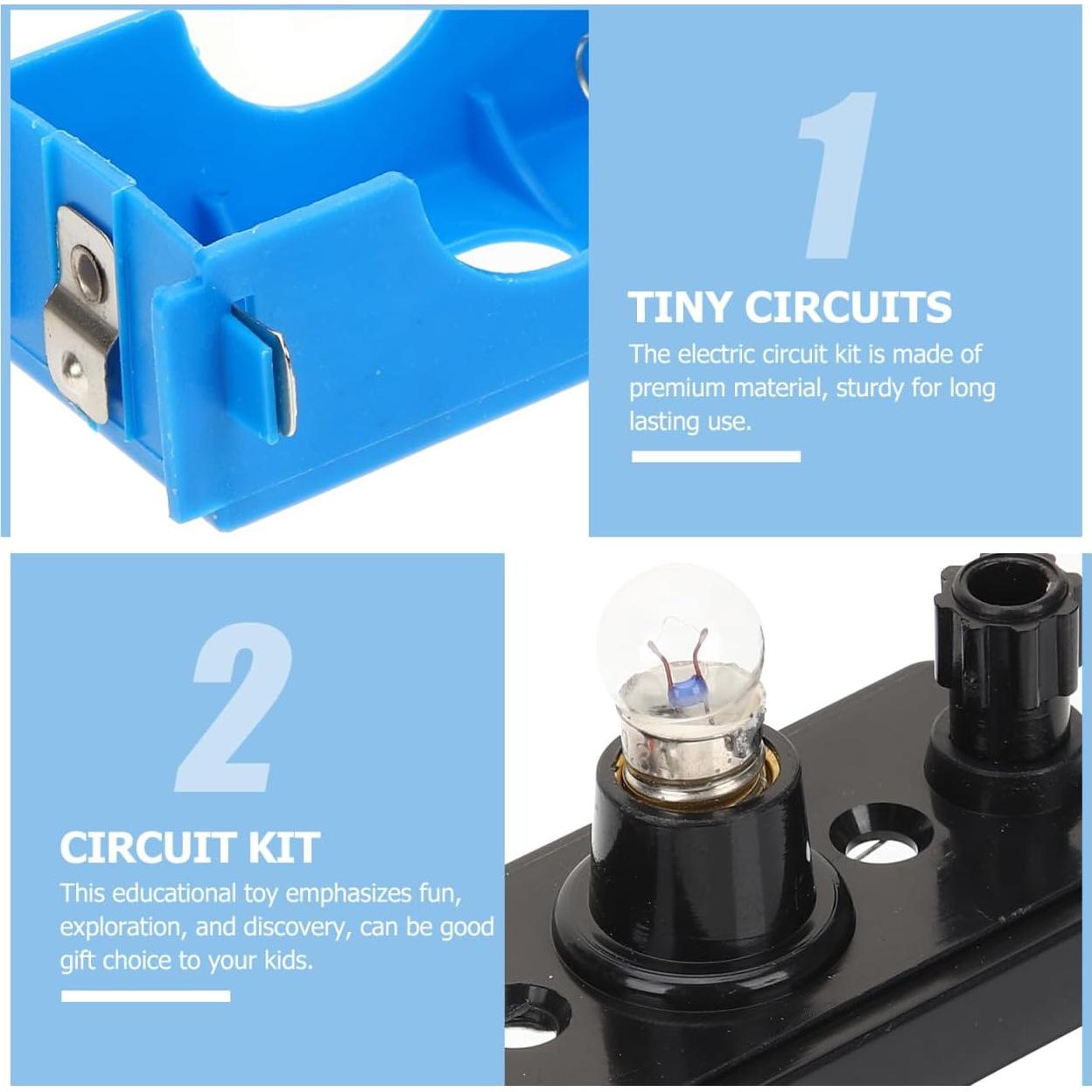 Kit de Circuito Eléctrico DIY Wakauto para Niños 8-12 Años