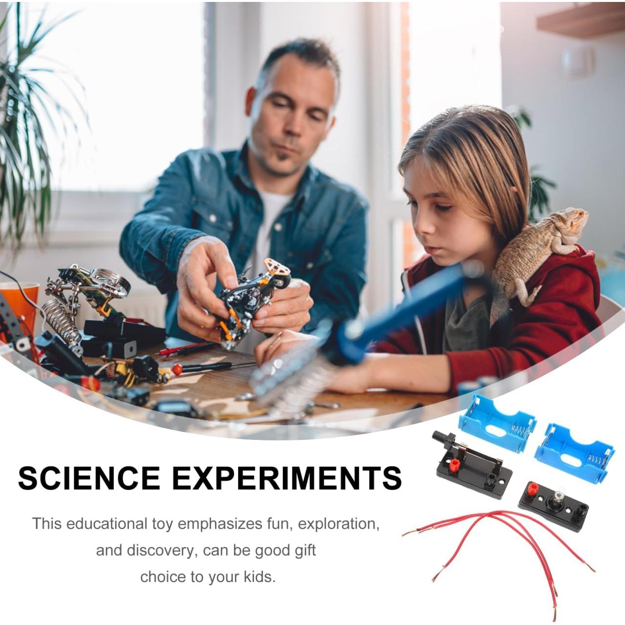 Kit de Circuito Eléctrico DIY Wakauto para Niños 8-12 Años