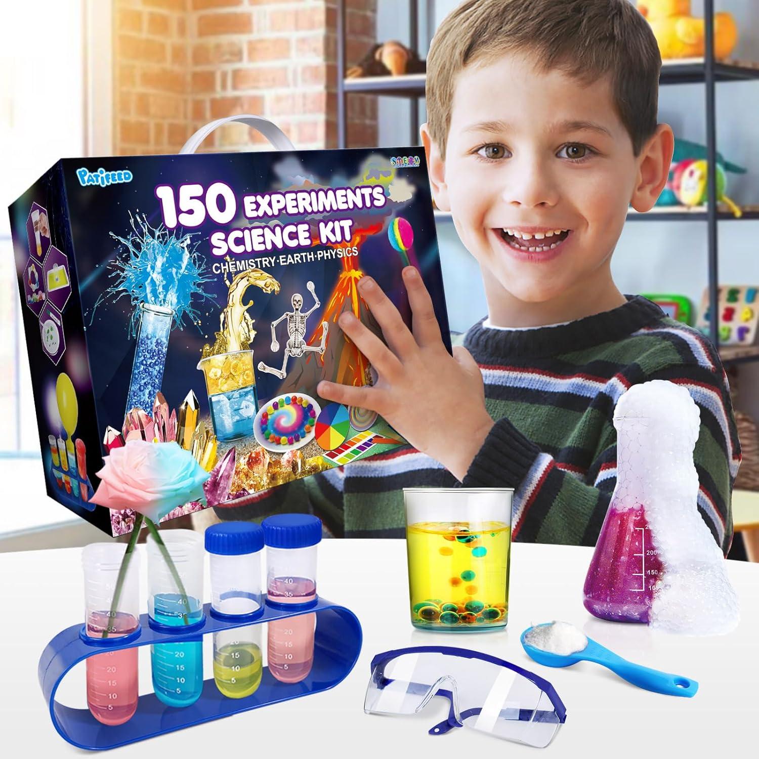 Kit de Ciencia para Niños PATIFEED - 150 Experimentos S.T.E.M.