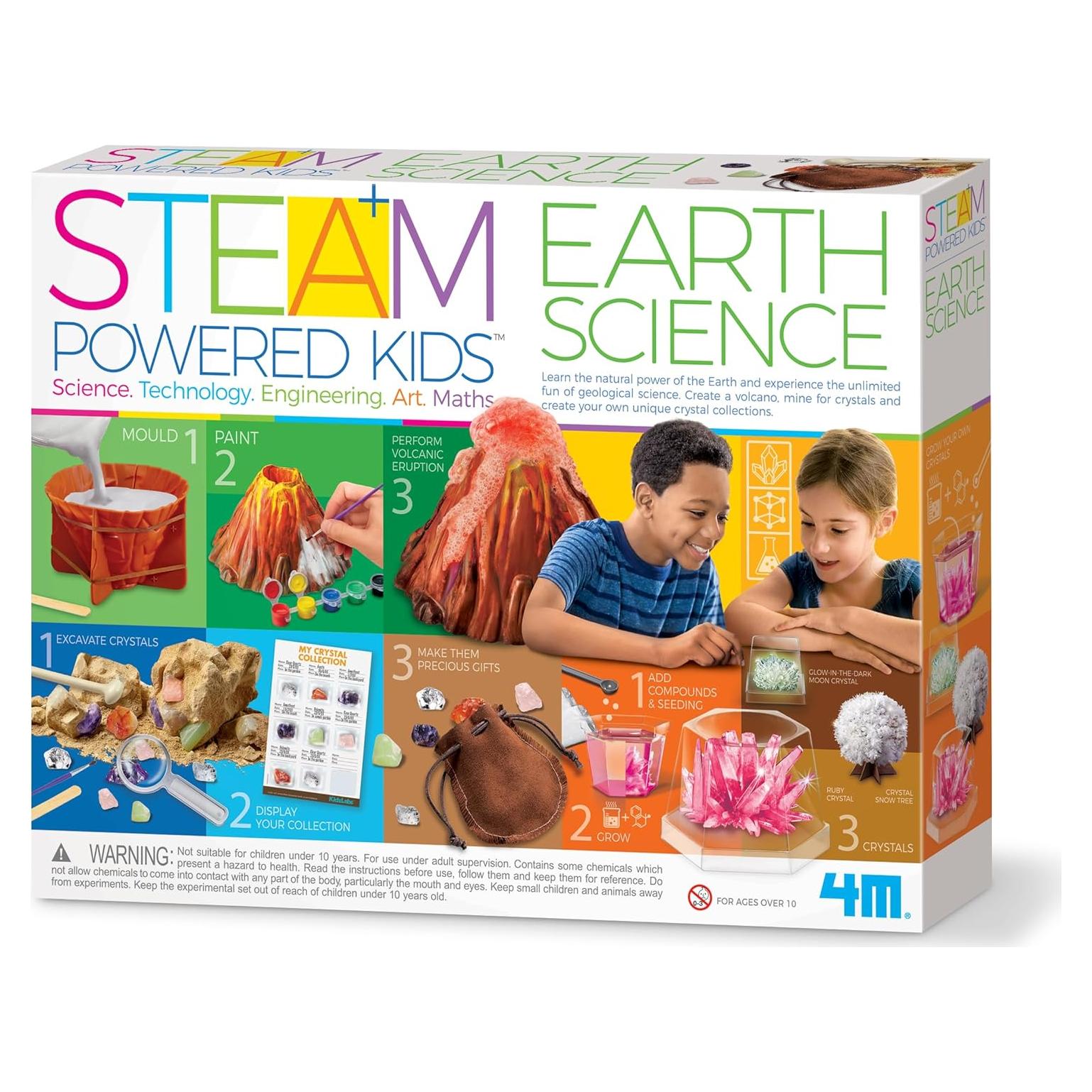 Kit de Ciencia de la Tierra 4M - Experimentos para Niños 6-13 Años