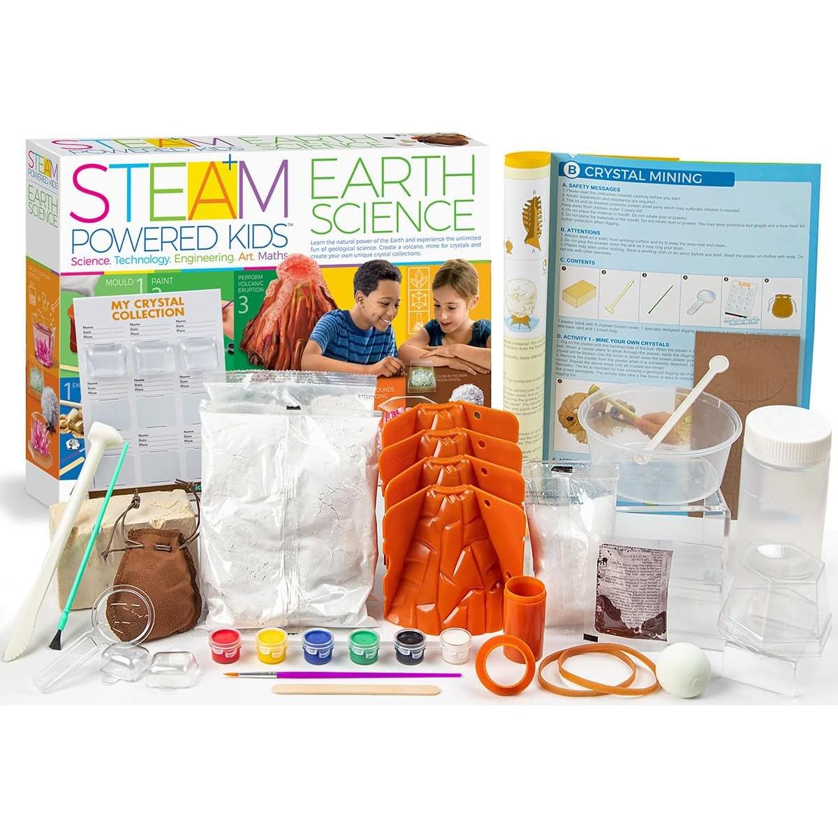 Kit de Ciencia de la Tierra 4M - Experimentos para Niños 6-13 Años