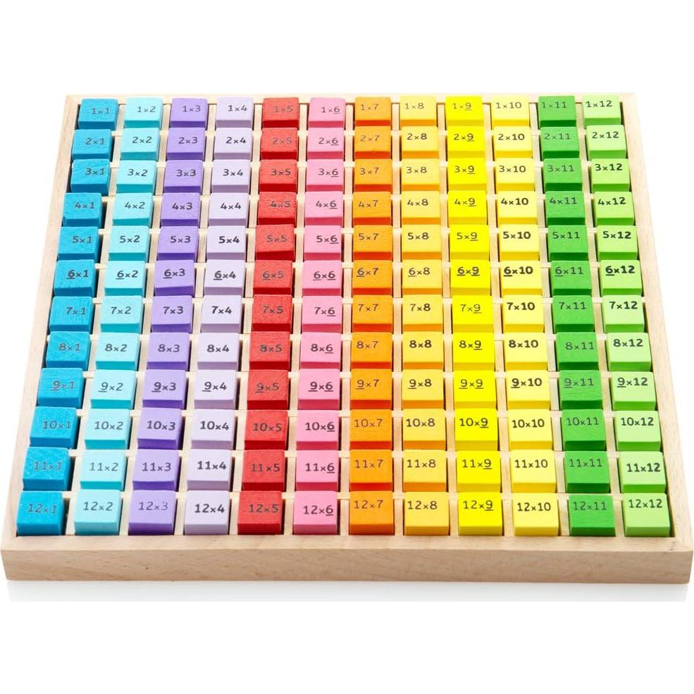 Juego de Mesa de Multiplicación Bigjigs Toys - 185 Piezas