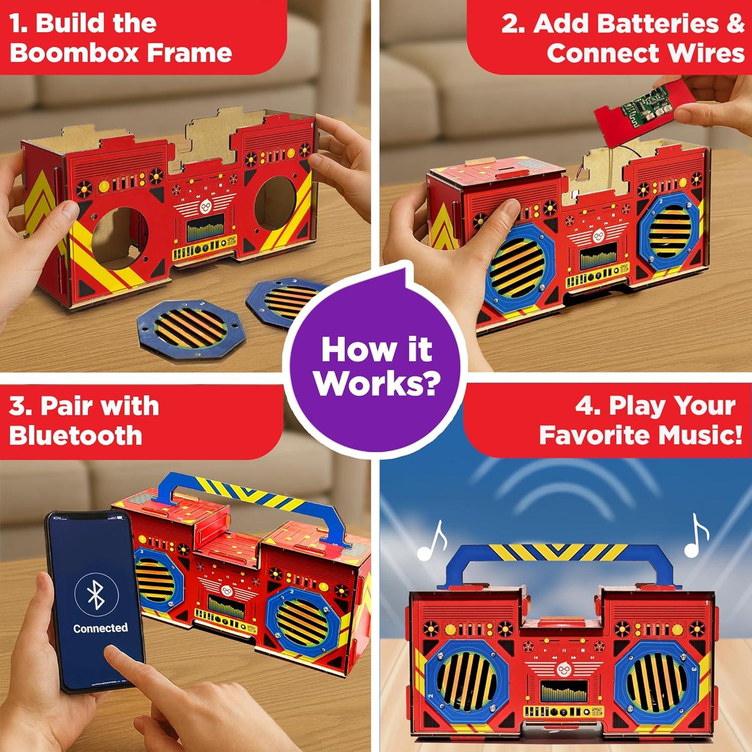 Kit DIY Altavoz Bluetooth Doctor Jupiter para Niños 8+