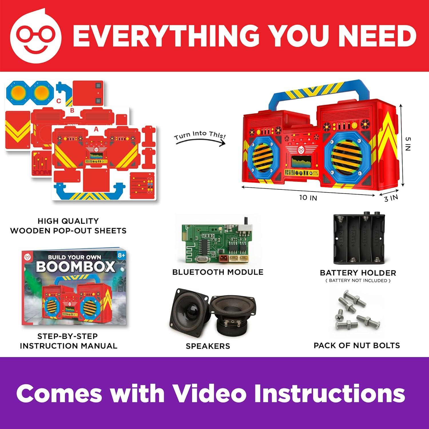 Kit DIY Altavoz Bluetooth Doctor Jupiter para Niños 8+