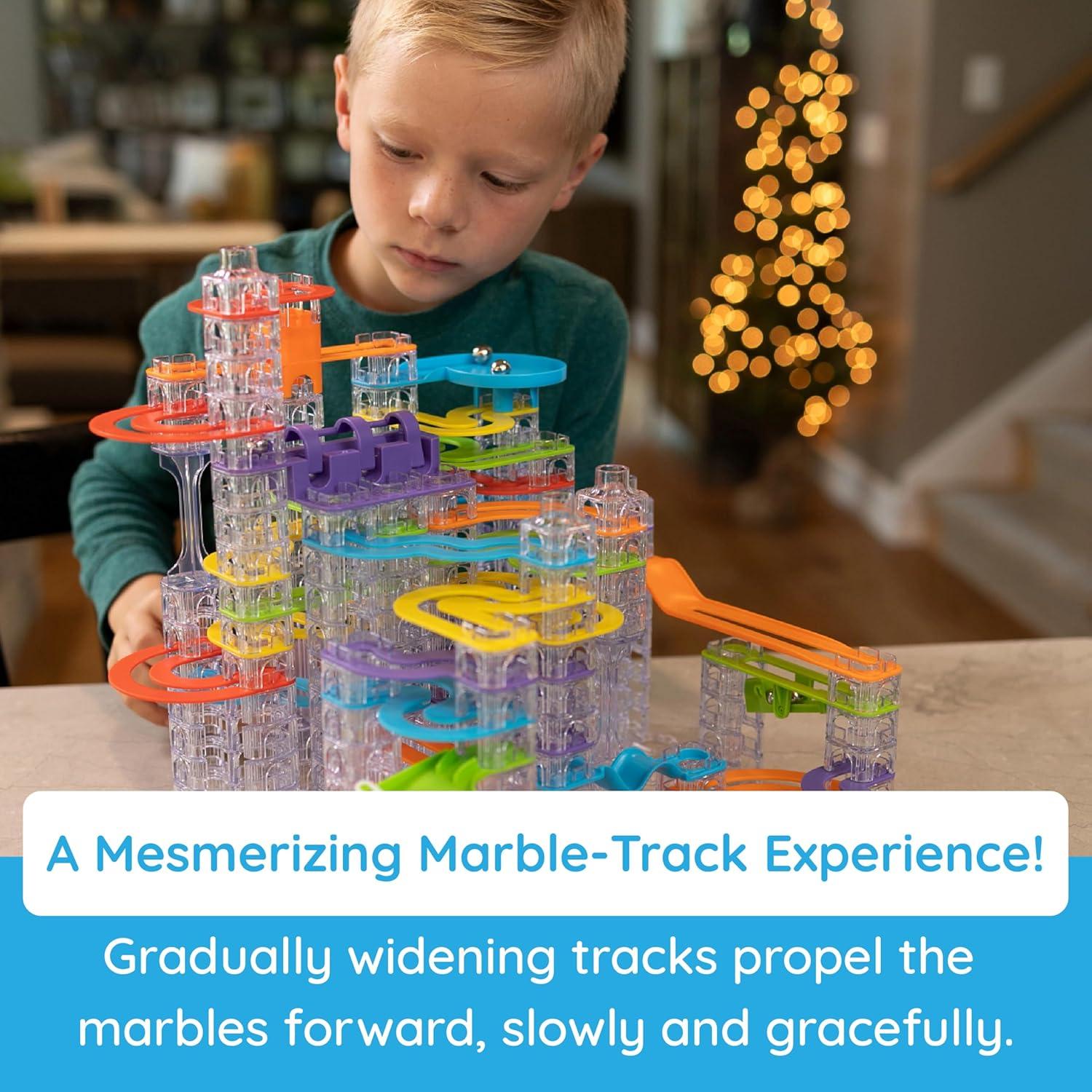 Conjunto de Pista de Canicas Trestle Tracks Pro Fat Brain Toys 274 Piezas