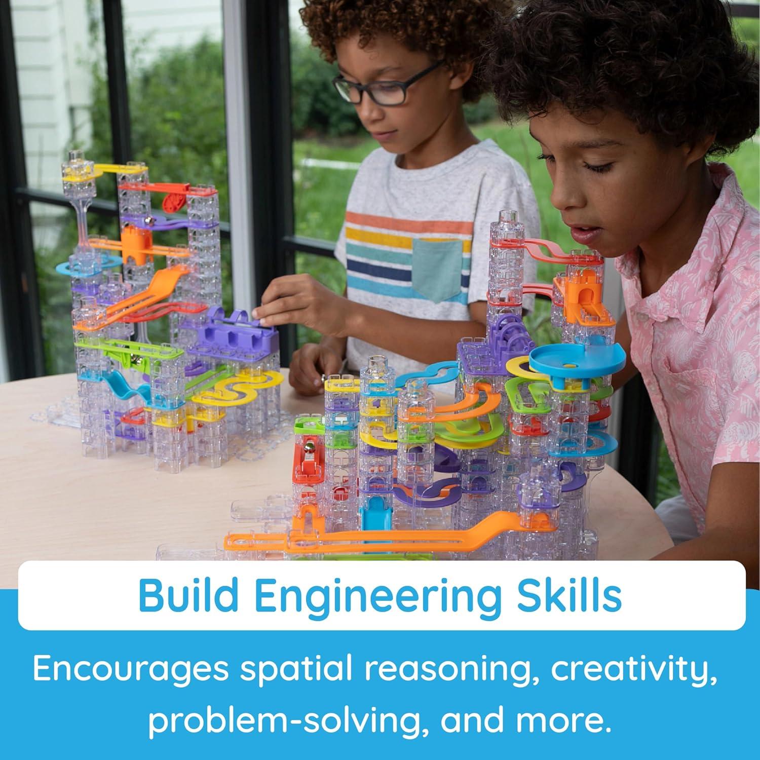 Conjunto de Pista de Canicas Trestle Tracks Pro Fat Brain Toys 274 Piezas