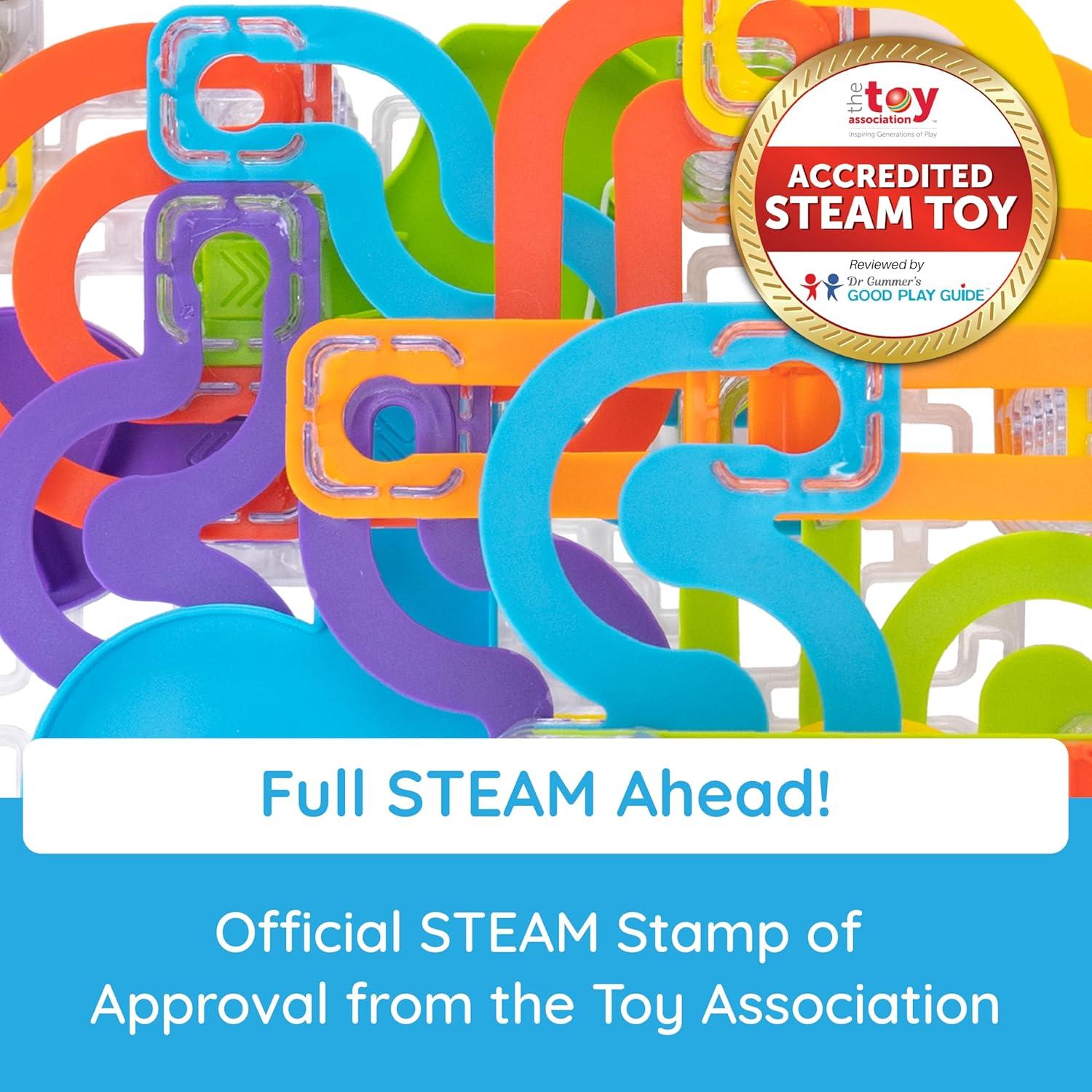 Conjunto de Pista de Canicas Trestle Tracks Pro Fat Brain Toys 274 Piezas