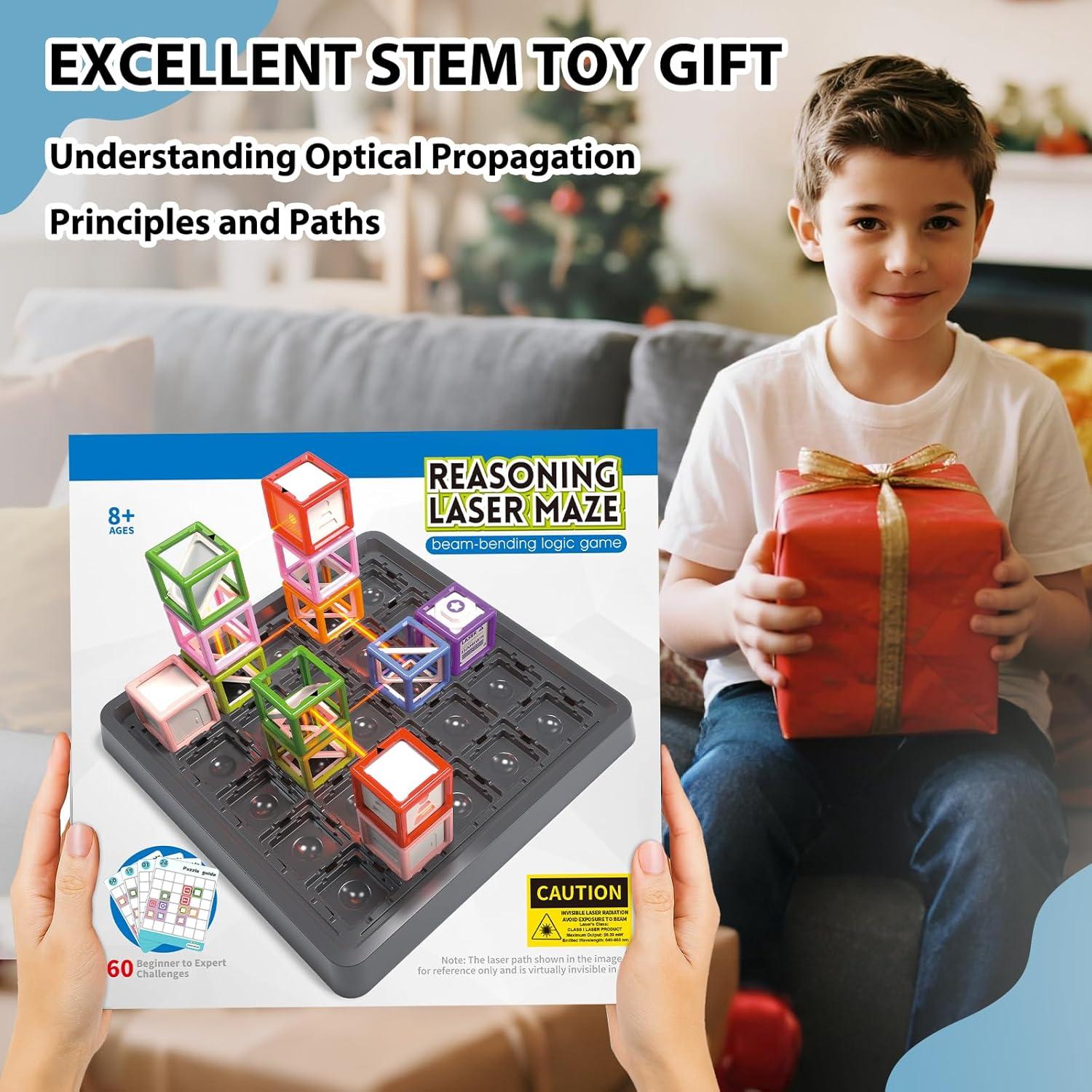 Juego de Razonamiento Laser Maze AiDolls - 60 Desafíos STEM