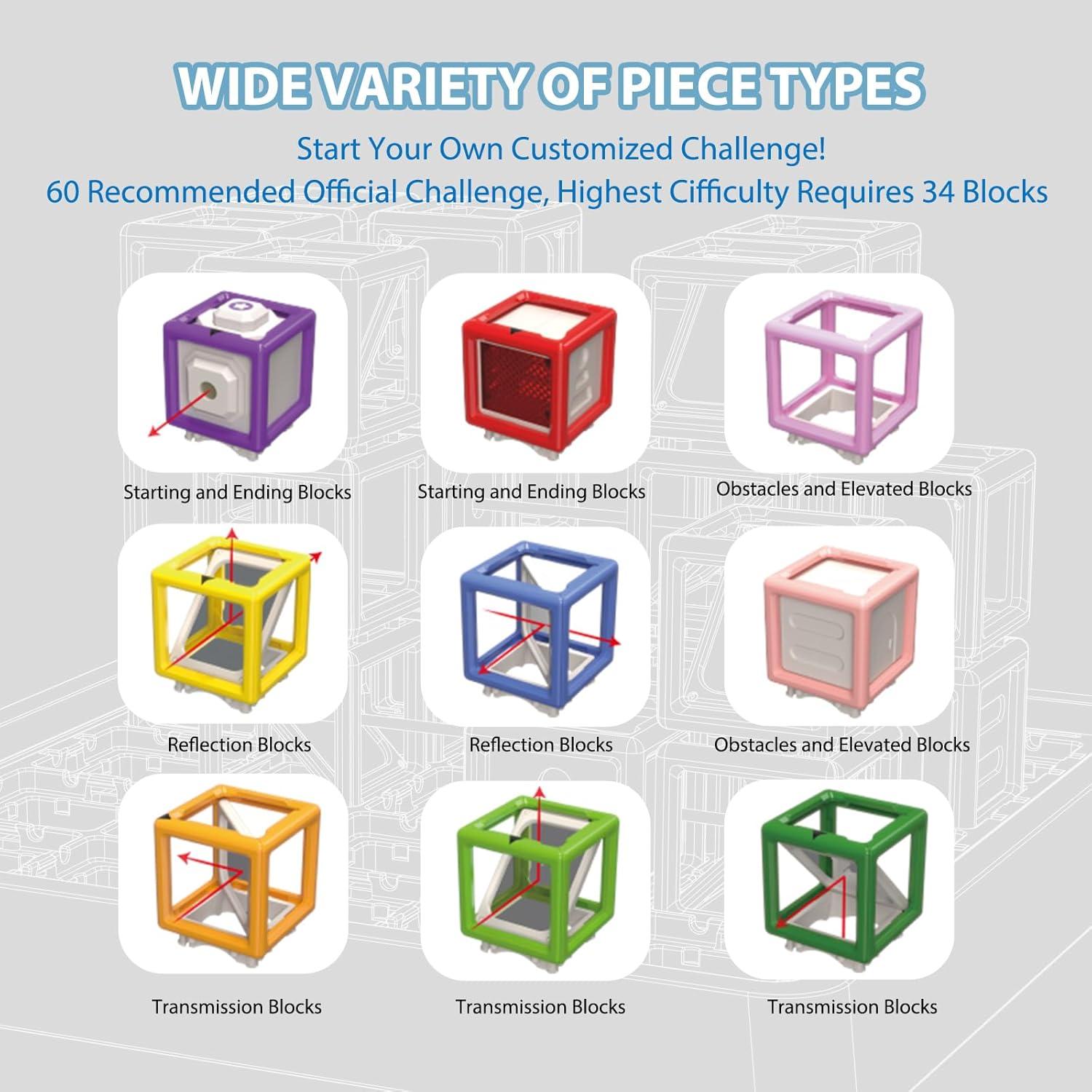 Juego de Razonamiento Laser Maze AiDolls - 60 Desafíos STEM