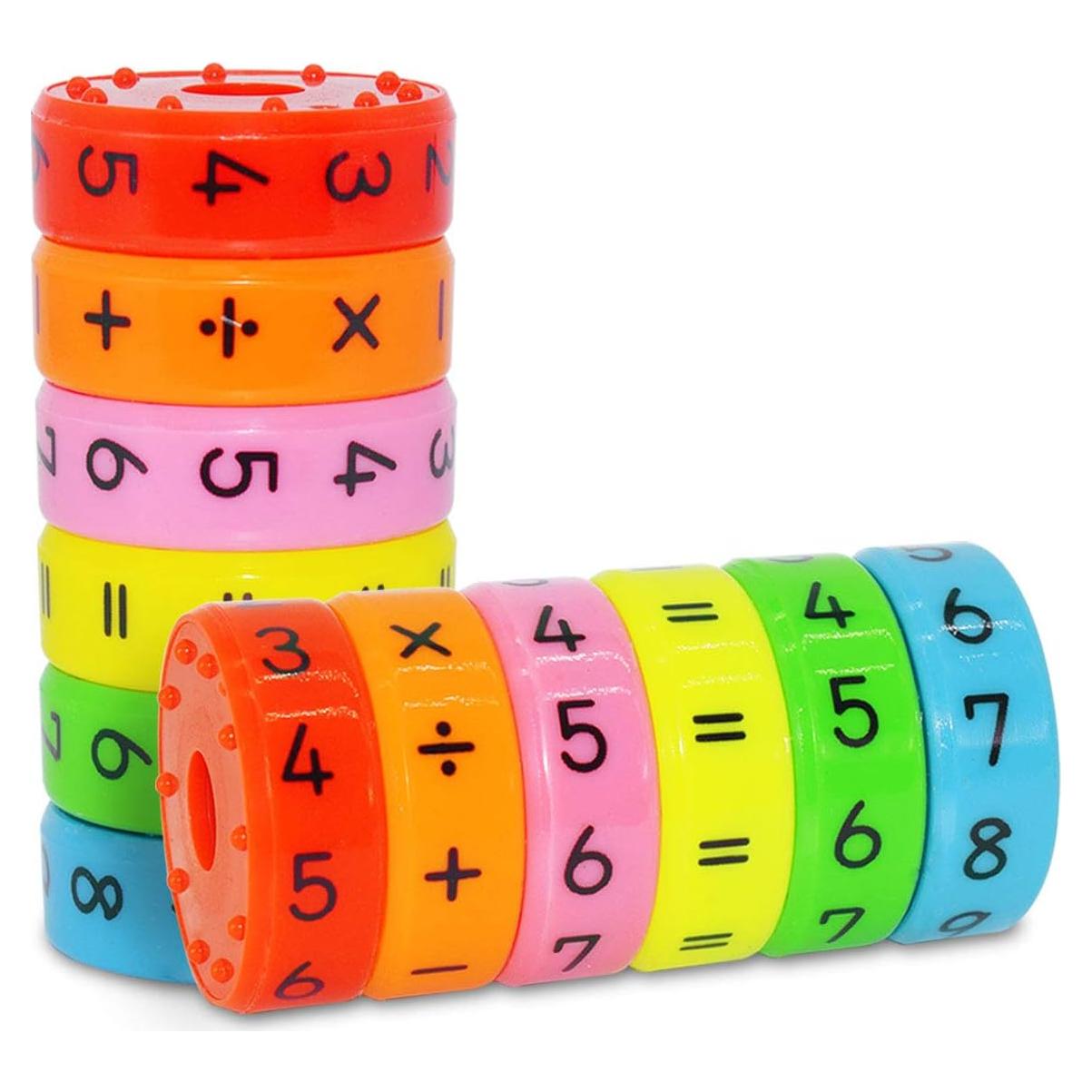 Juego de Matemáticas Magnético CHILHOLYD - 12 Piezas Coloridas