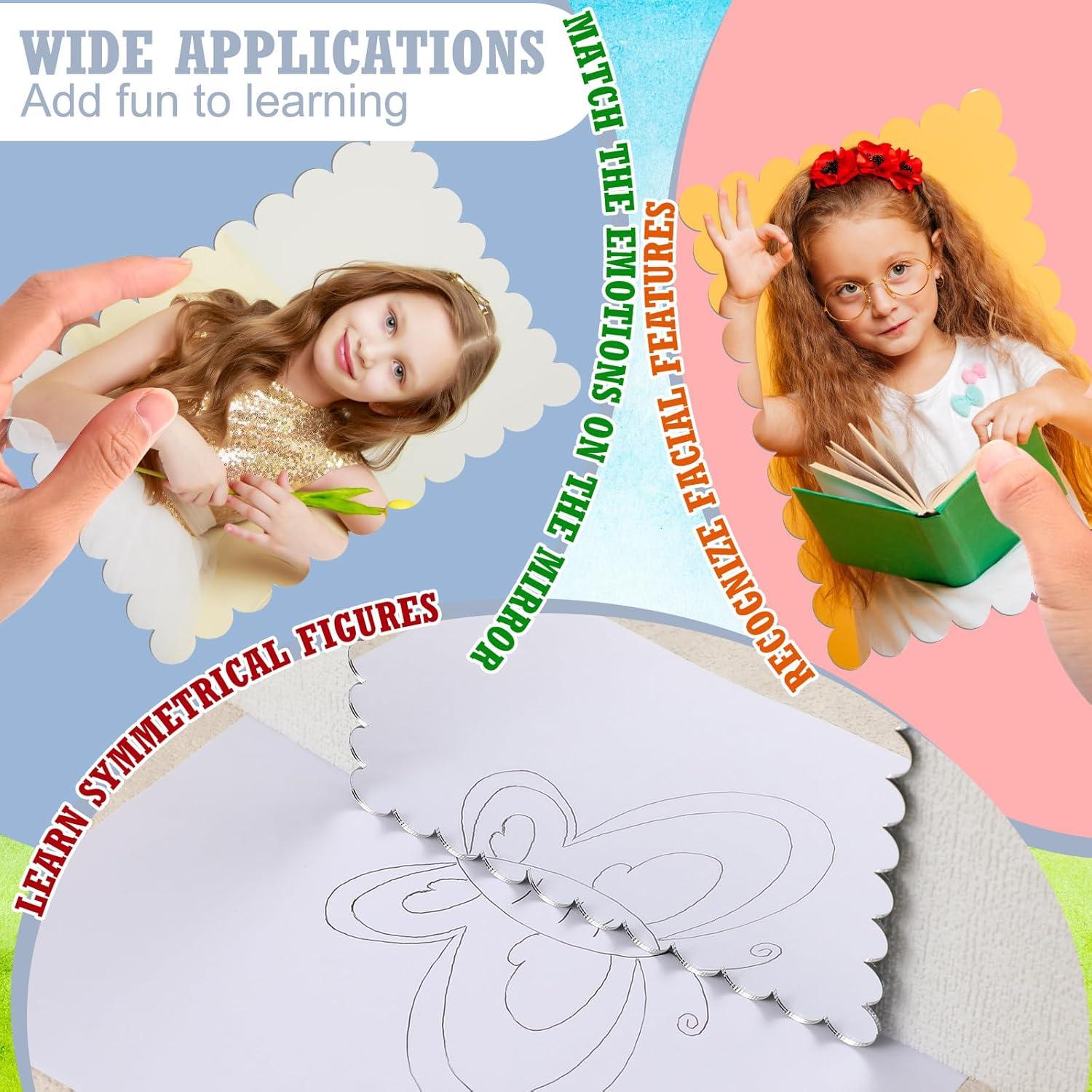 Espejos de Acrílico Irrompibles Yalikop 10 Pcs 12.5 cm