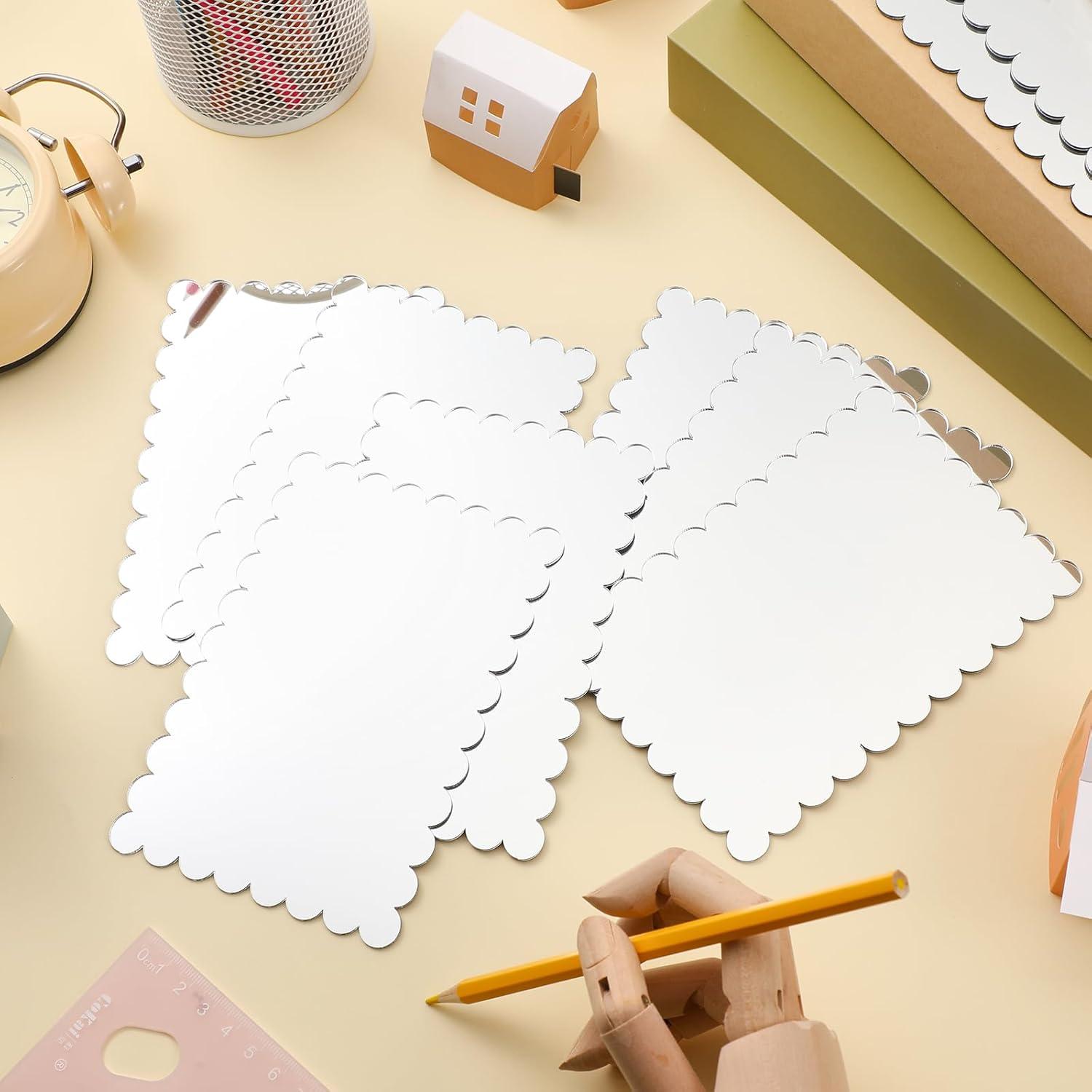 Espejos de Acrílico Irrompibles Yalikop 10 Pcs 12.5 cm