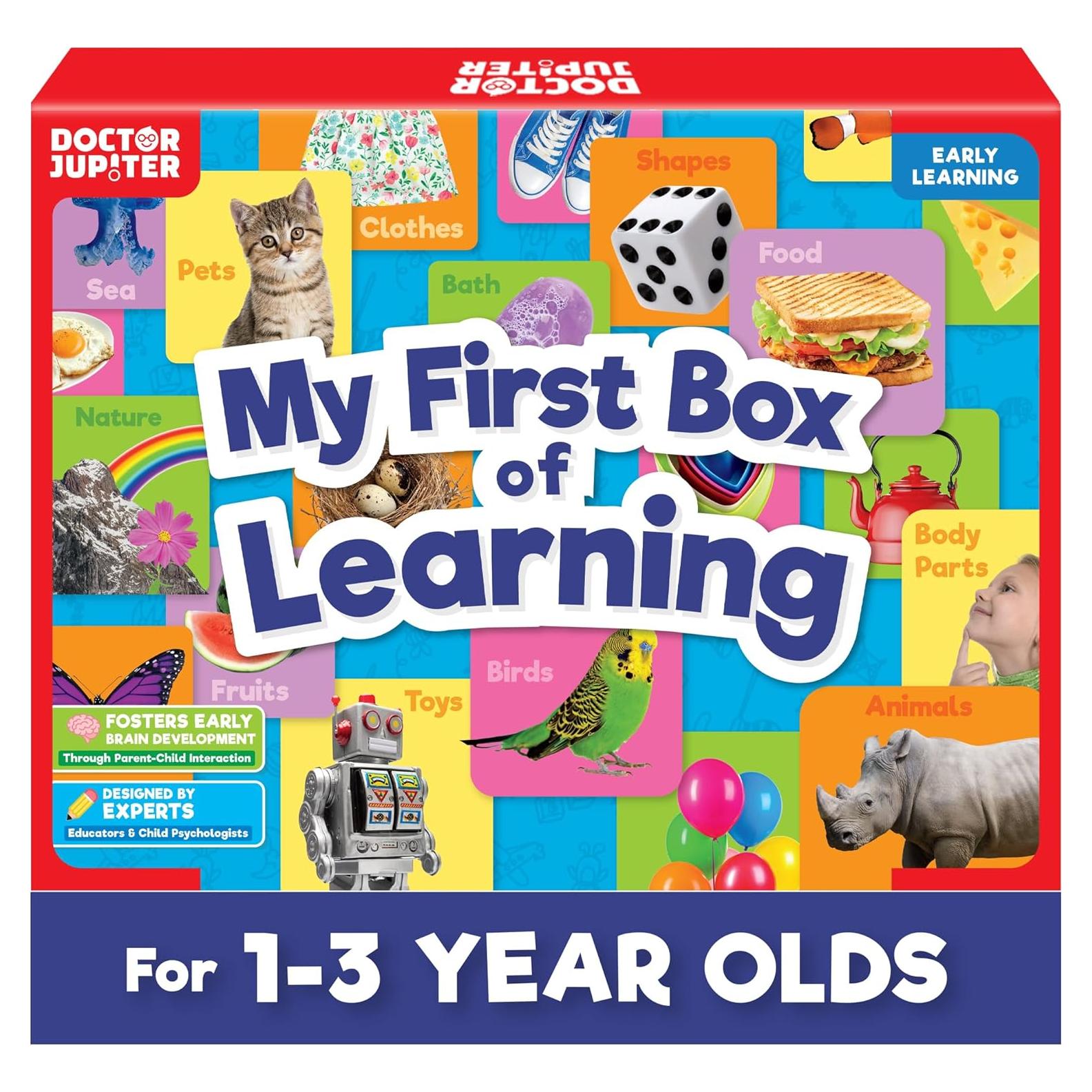 Caja de Aprendizaje Doctor Jupiter para Niños 1-3 Años