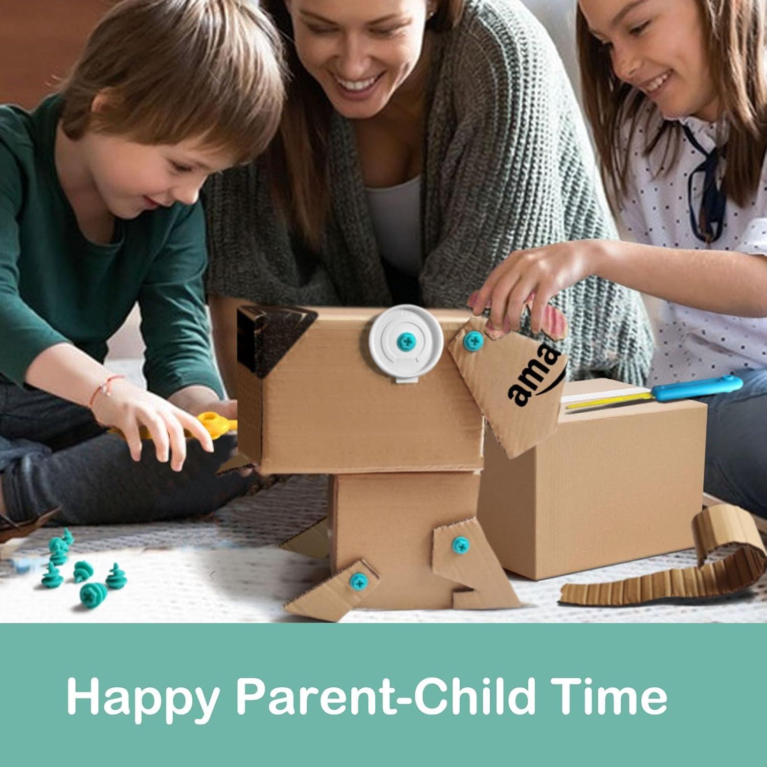 Kit de Herramientas de Cartón Kizzikids 149 PCS para Niños 5+