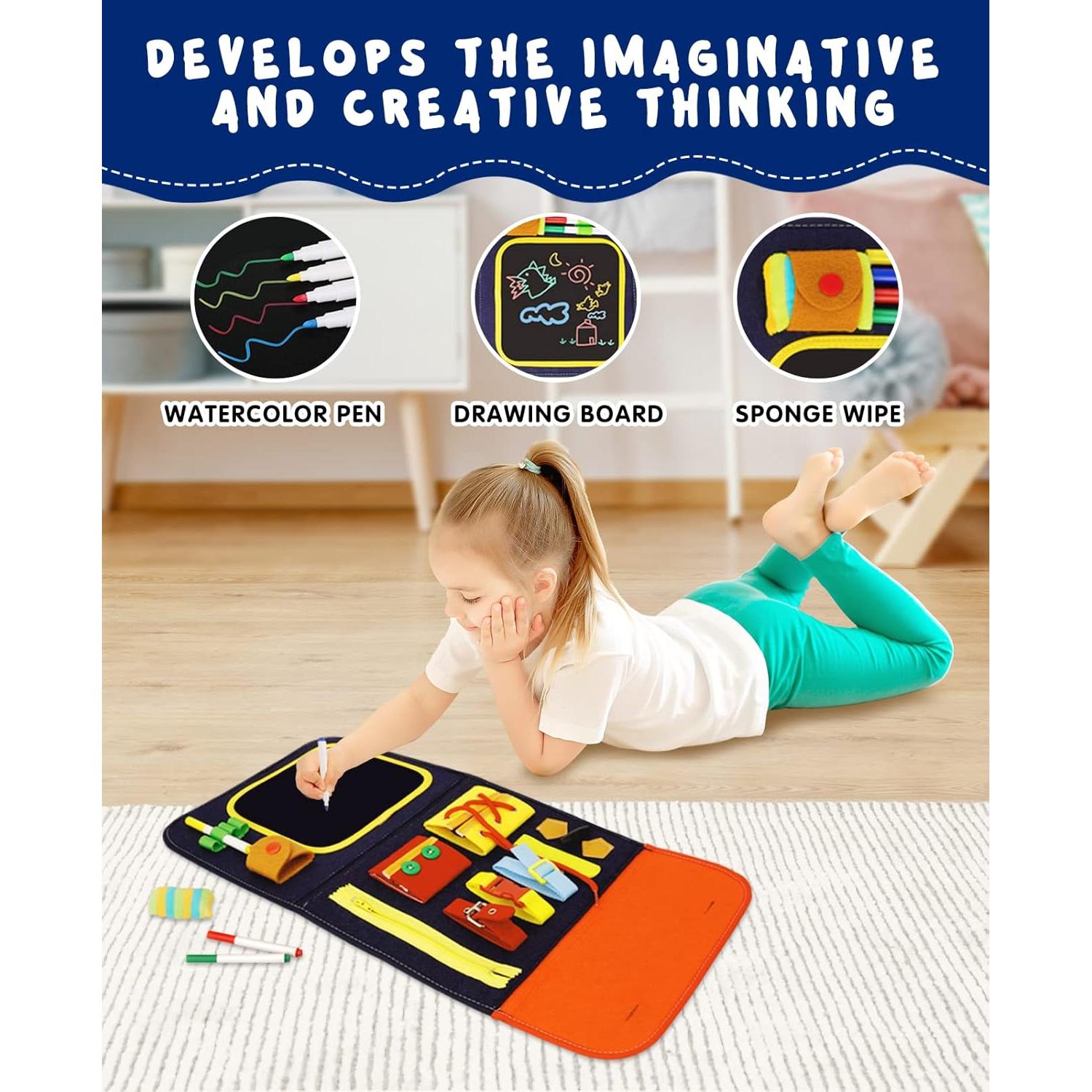 Tablero Ocupado Montessori BROADREAM para Niños 3-12 Años