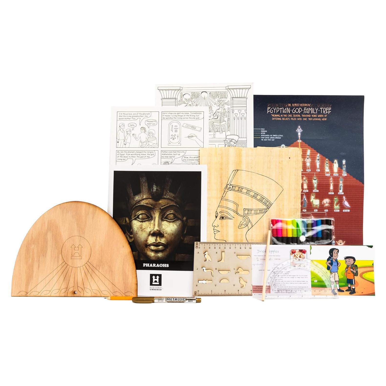 Kit de Actividad Histórica Faraones Desempaquetados - History Unboxed