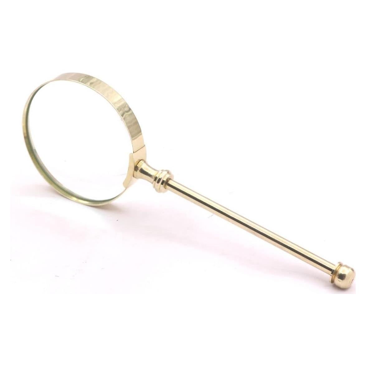 Lupa de Mano Roorkee de Latón Sólido 20.32 cm 5x