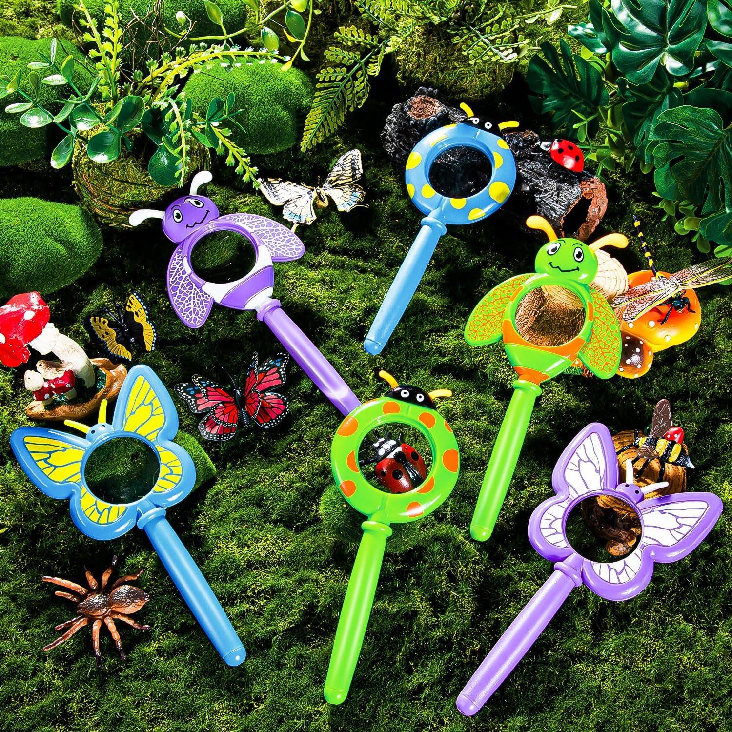 Lupa de Insectos para Niños TORINALITAL 3 Pcs Colorida 16.5 cm