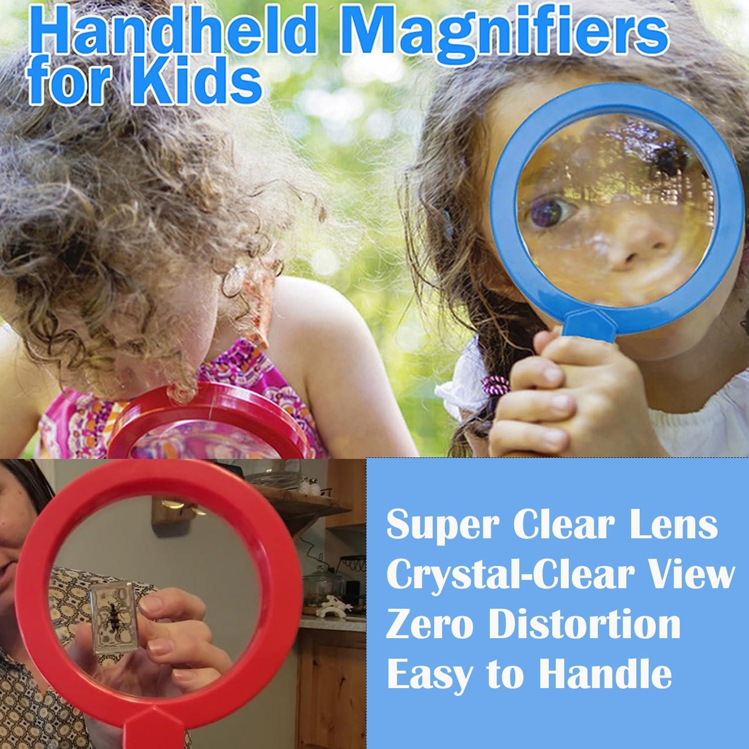 Lupa Jumbo para Niños Rongon 5X con Soporte - Set de 2