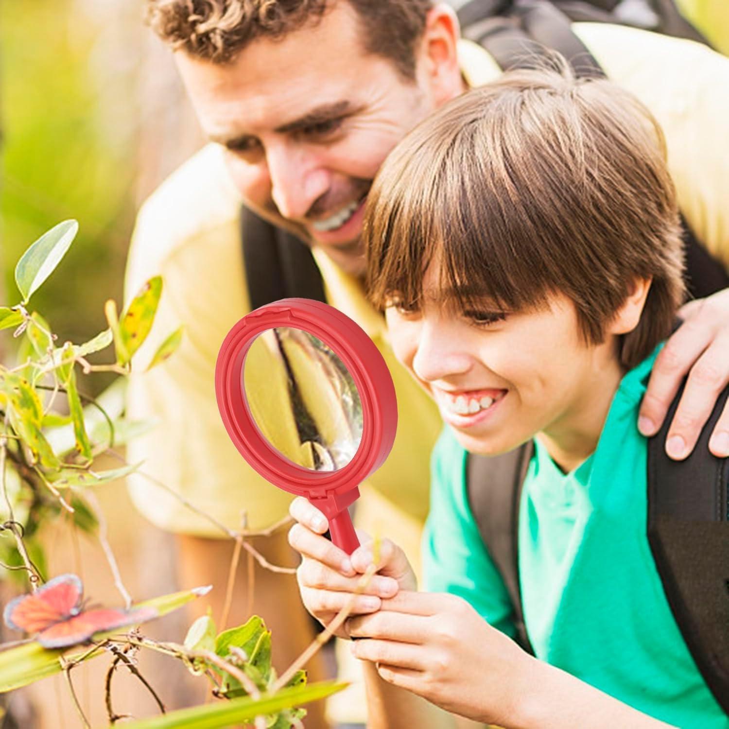 Lupa Jumbo para Niños Rongon 5X con Soporte - Set de 2