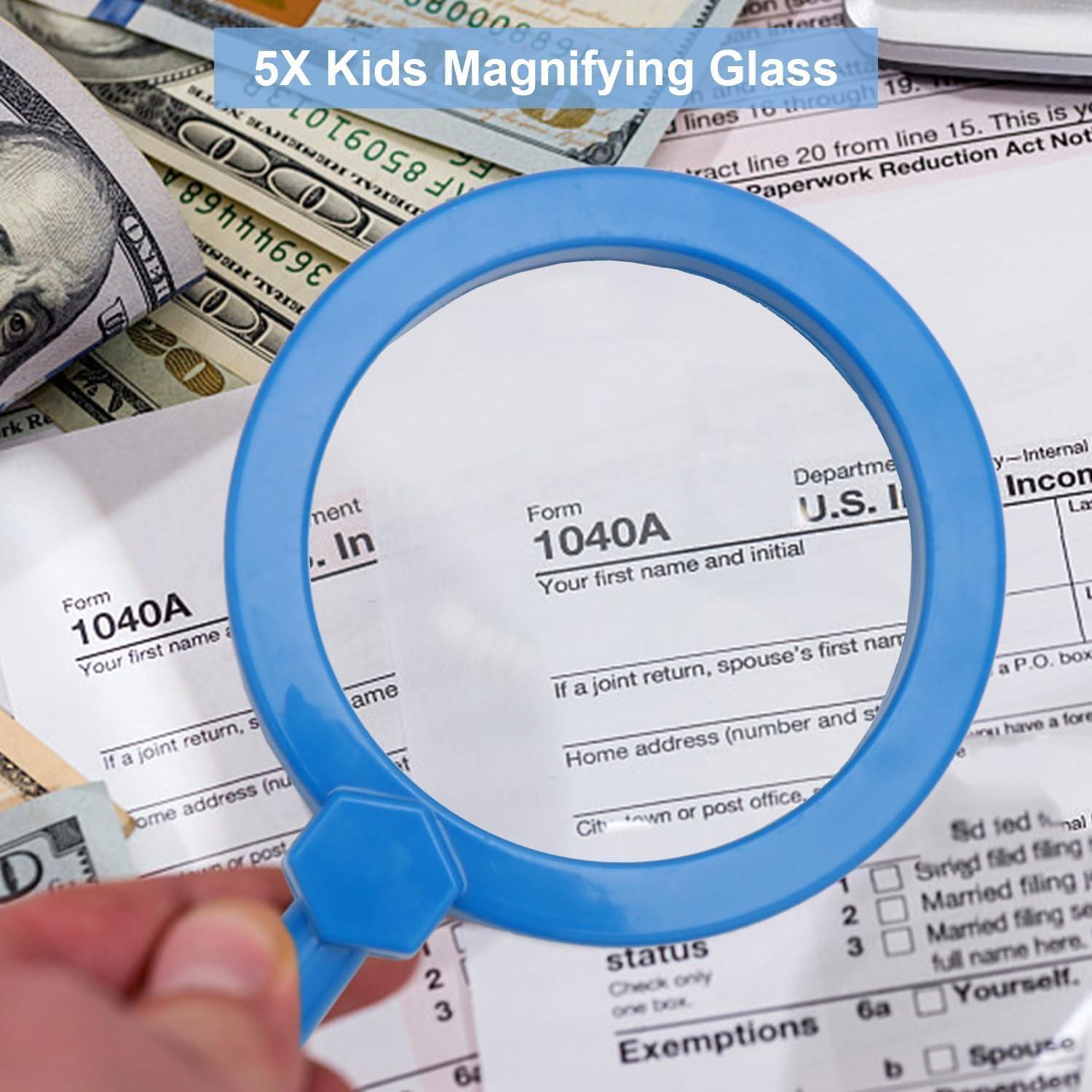 Lupa Jumbo para Niños Rongon 5X con Soporte - Set de 2