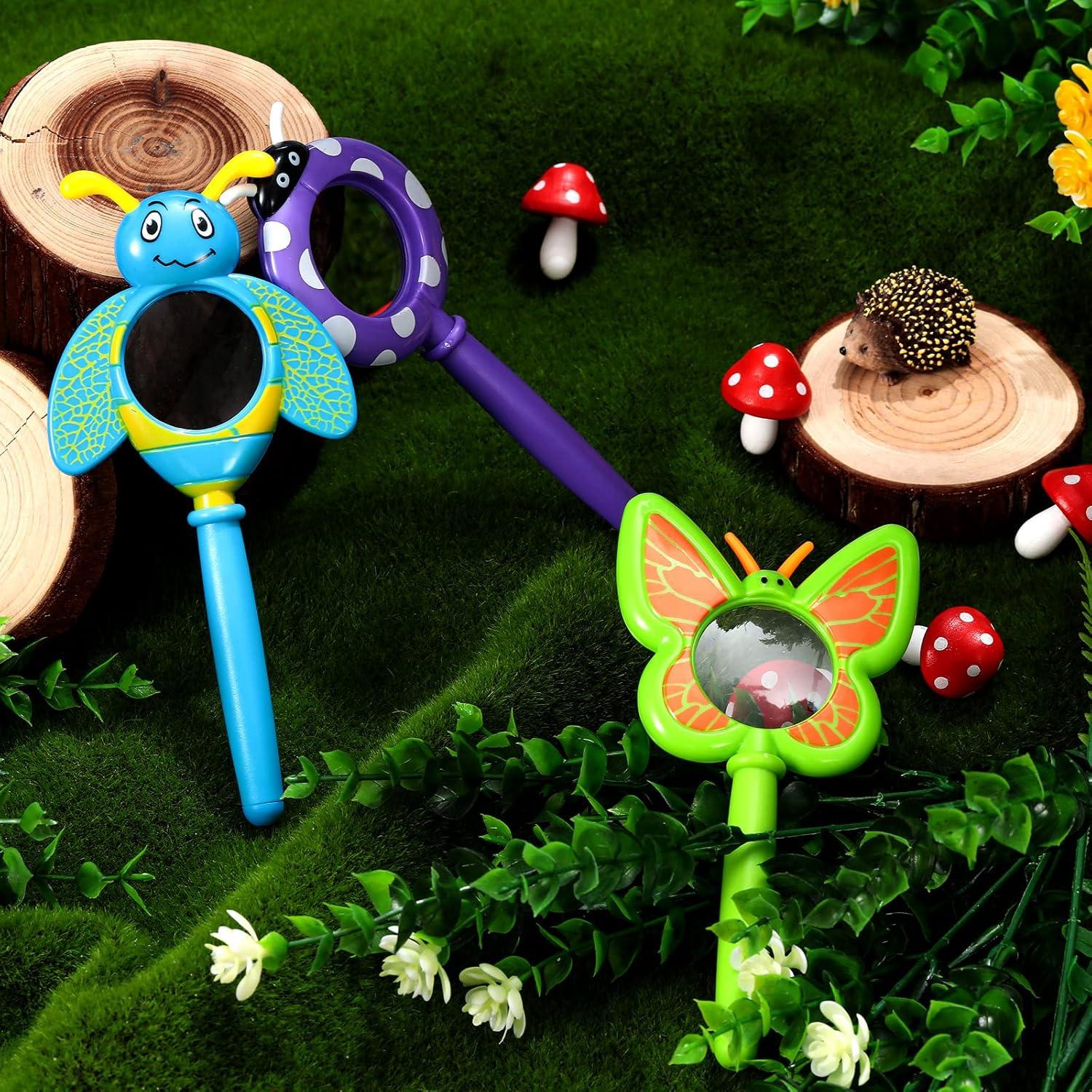 Juego de 3 Lupas de Insectos Oudain para Niños - Aumento 3x