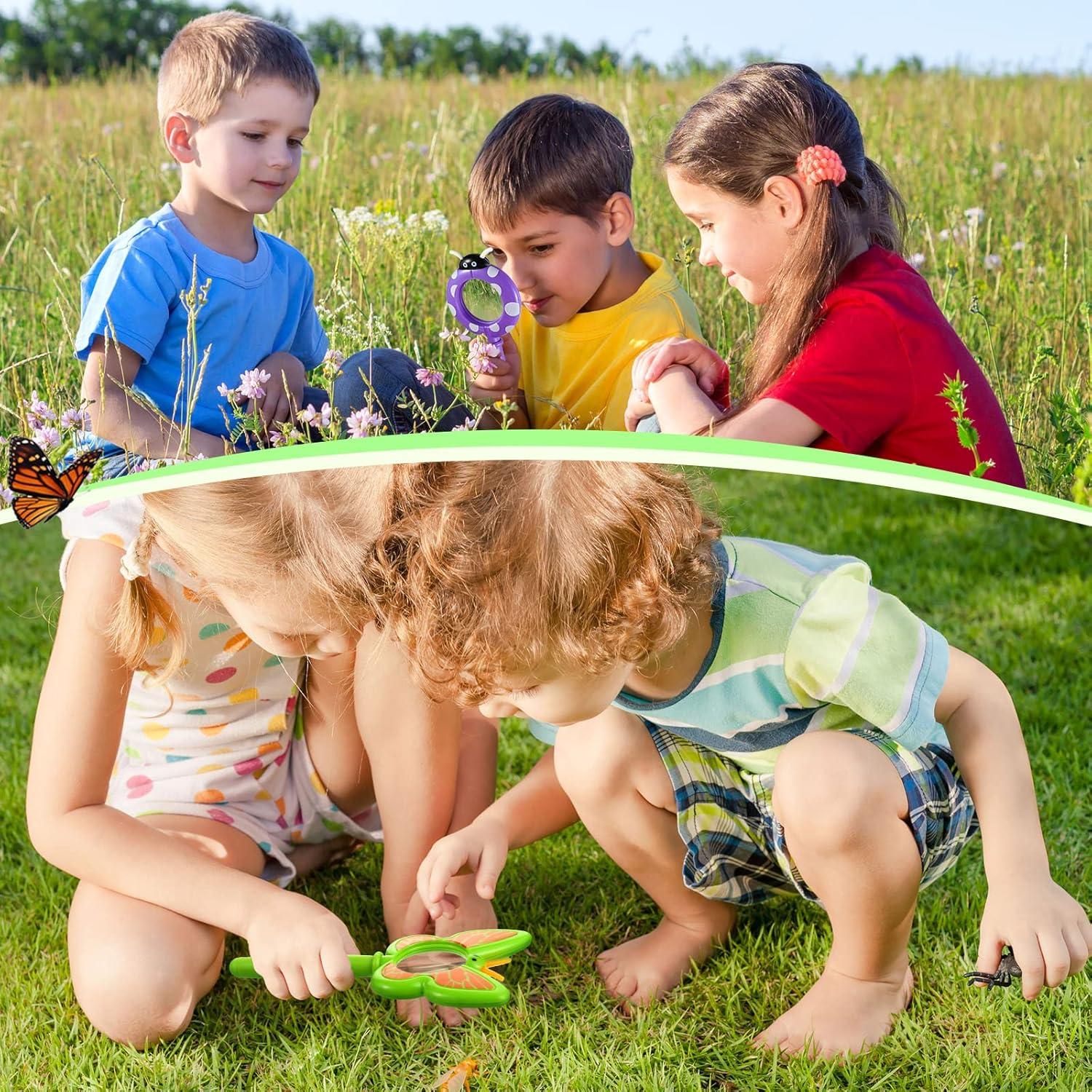 Juego de 3 Lupas de Insectos Oudain para Niños - Aumento 3x
