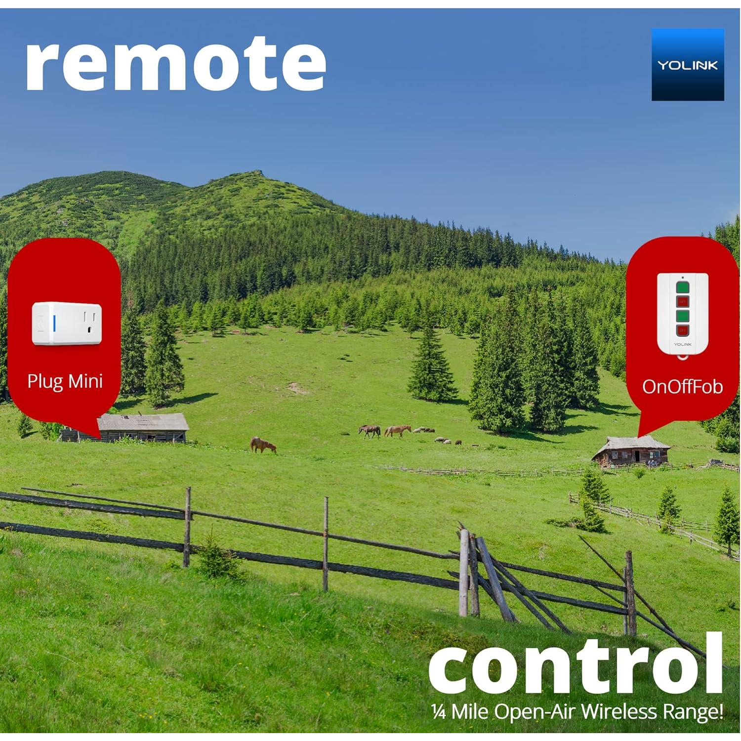 Kit de Inicio Hogar Inteligente YoLink 2 Enchufes y Hub