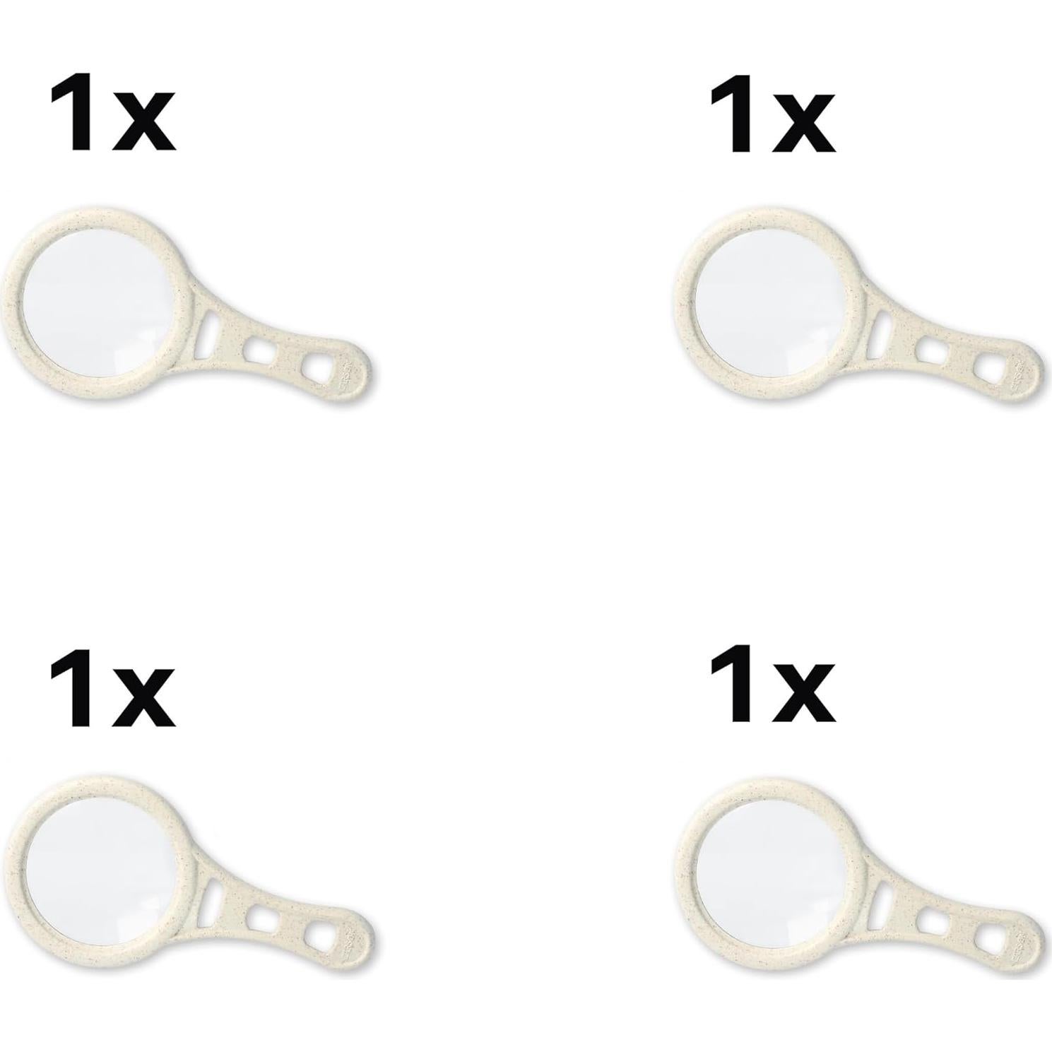 Juego de 4 Lentes de Aumento Carson - Mango Magnético 3x y 6x