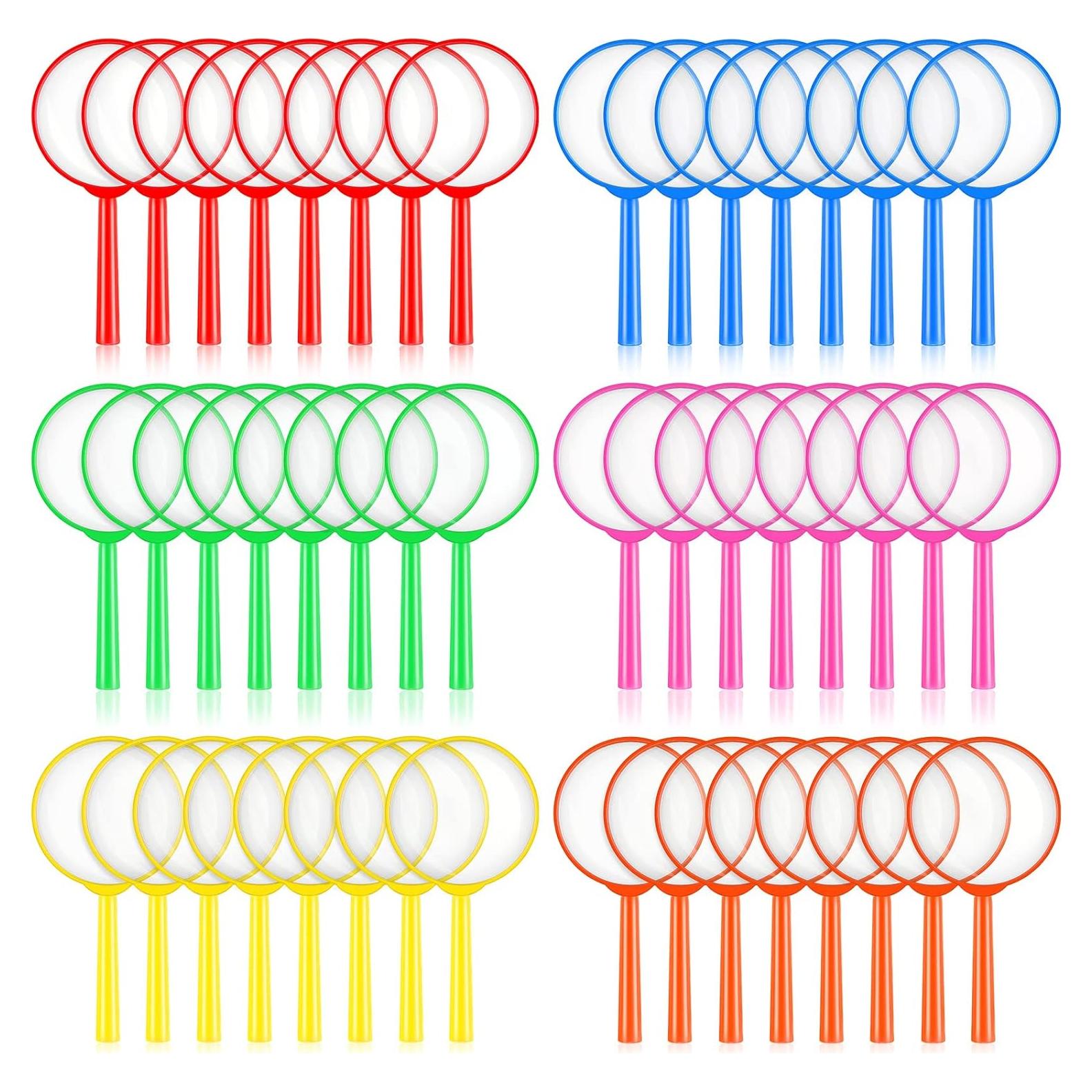 Set de 48 Lupas para Niños Kingdder 5X Aumento Coloridas