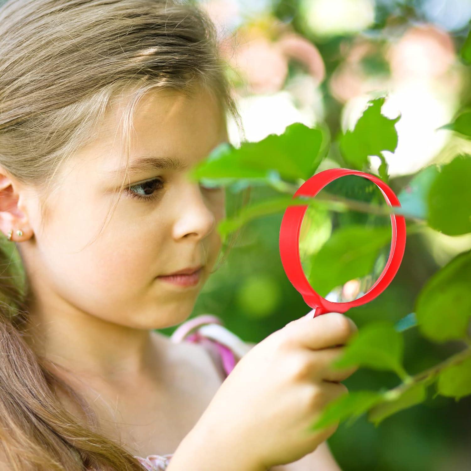 Set de 48 Lupas para Niños Kingdder 5X Aumento Coloridas