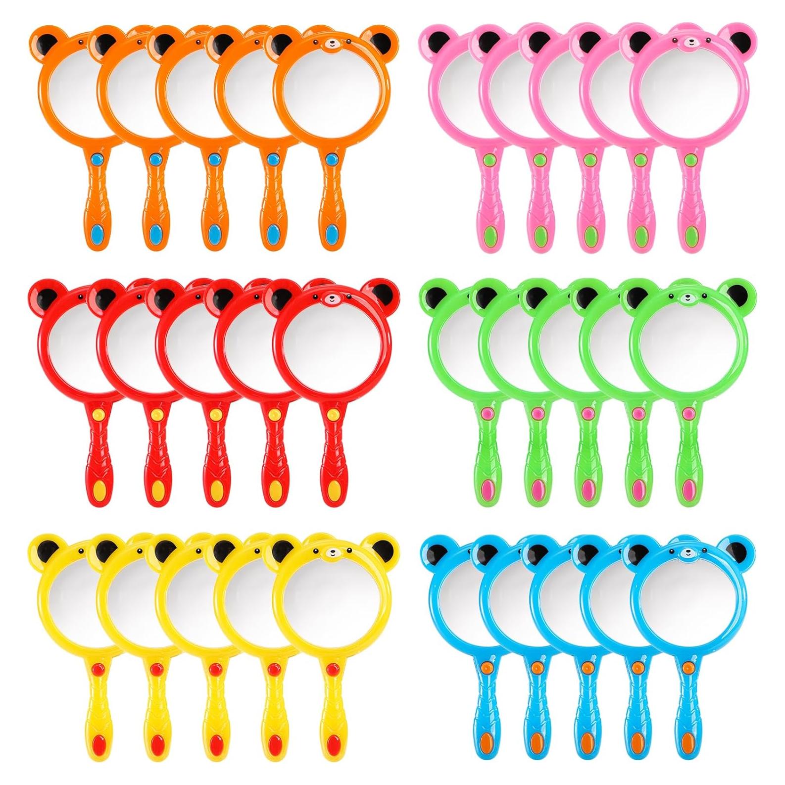 Lupas de Aumento Hiceeden 30 PCS 5X Coloridas para Niños