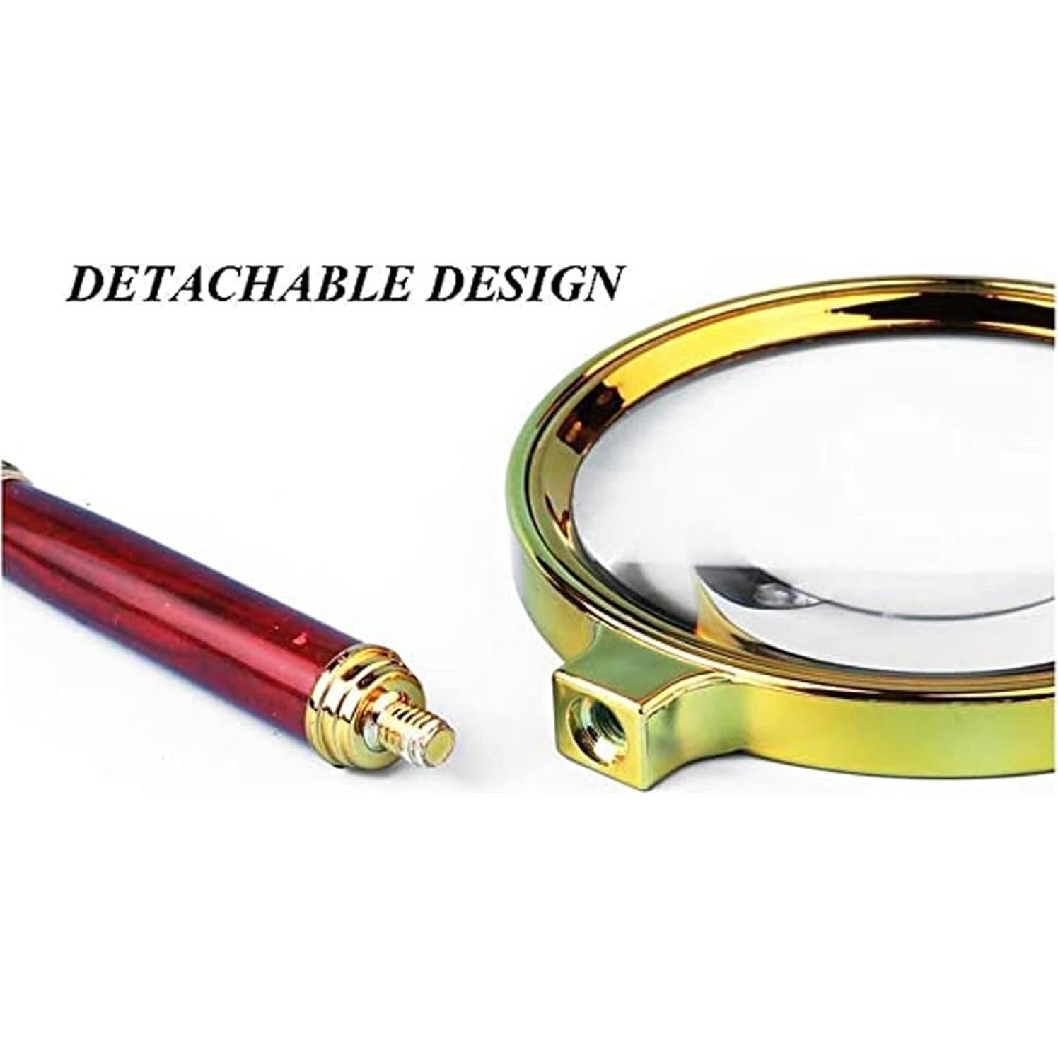 Lupa de Mano DazzyD 10X HD 90mm para Lectura y Detalles