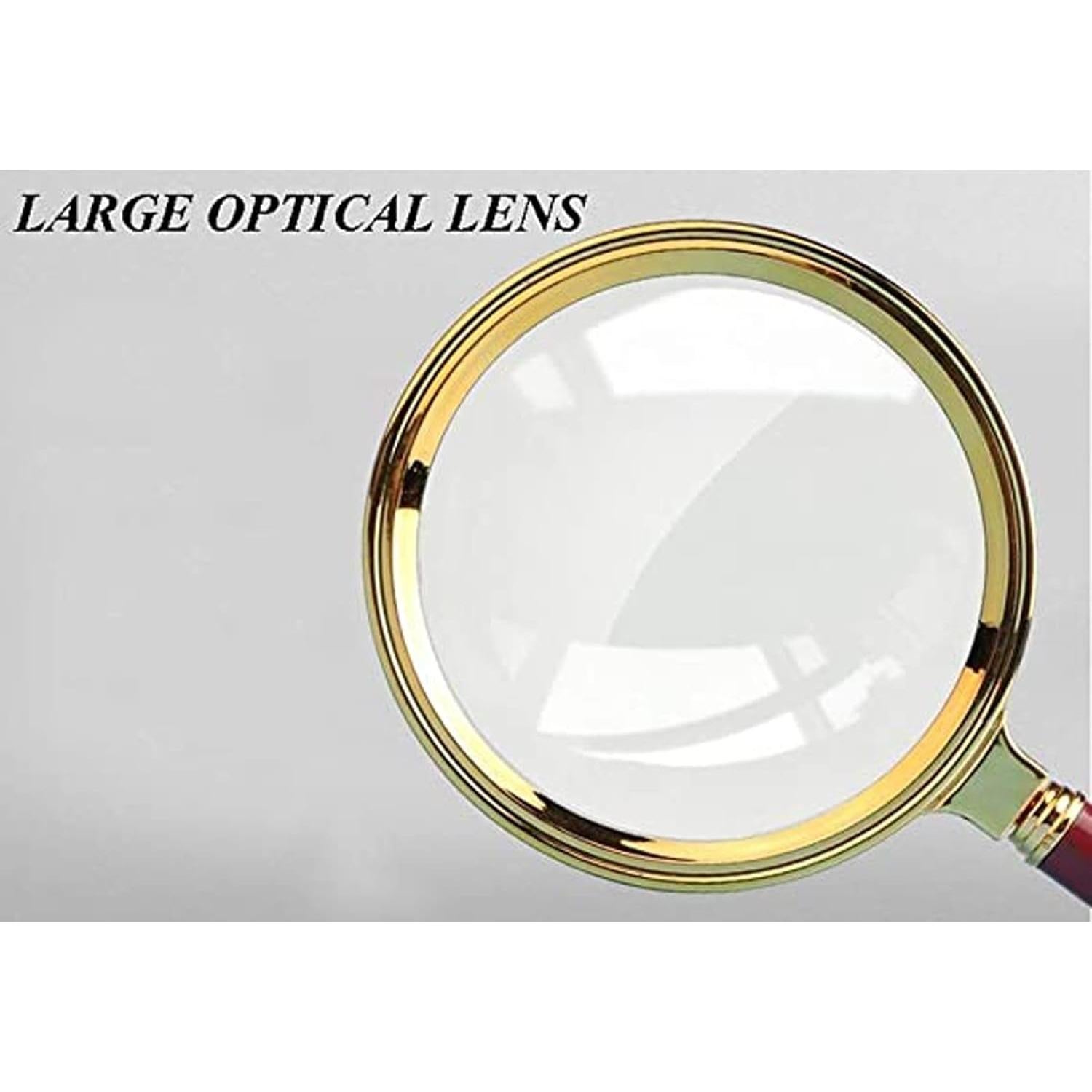 Lupa de Mano DazzyD 10X HD 90mm para Lectura y Detalles