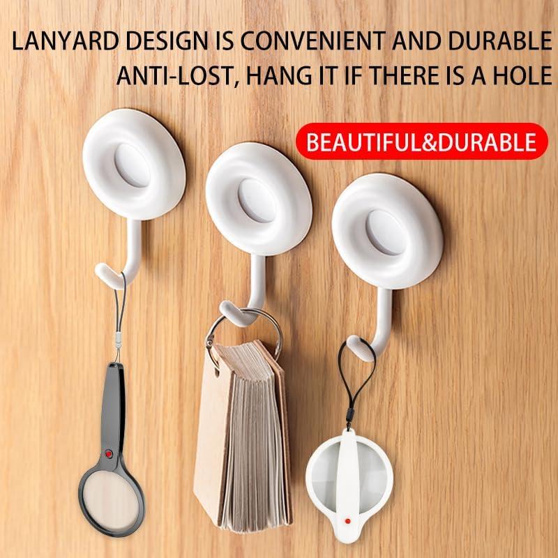 Lupa Plegable Nozomia 90mm 3X 6X con Paño de Limpieza