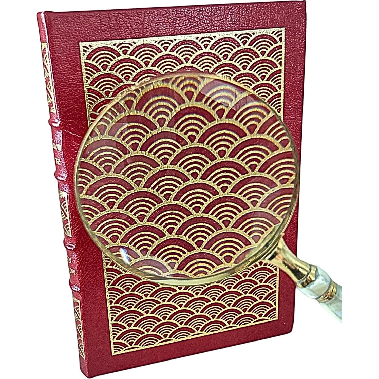 Lupa de Mano Evenchae 4X con Mango de Madreperla y Latón