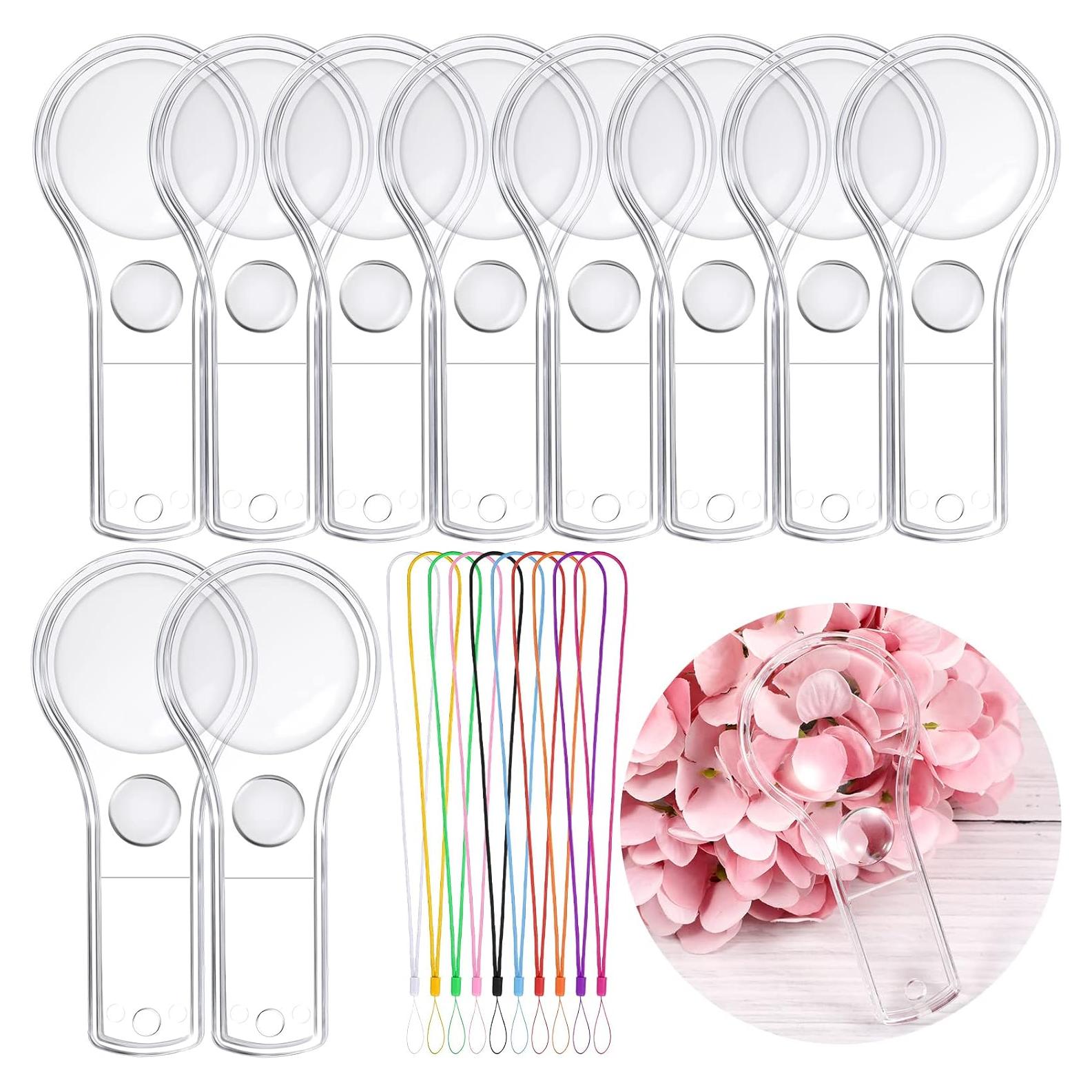 Paquete de 50 Lupas de Aumento Konohan 15X y 5X para Niños