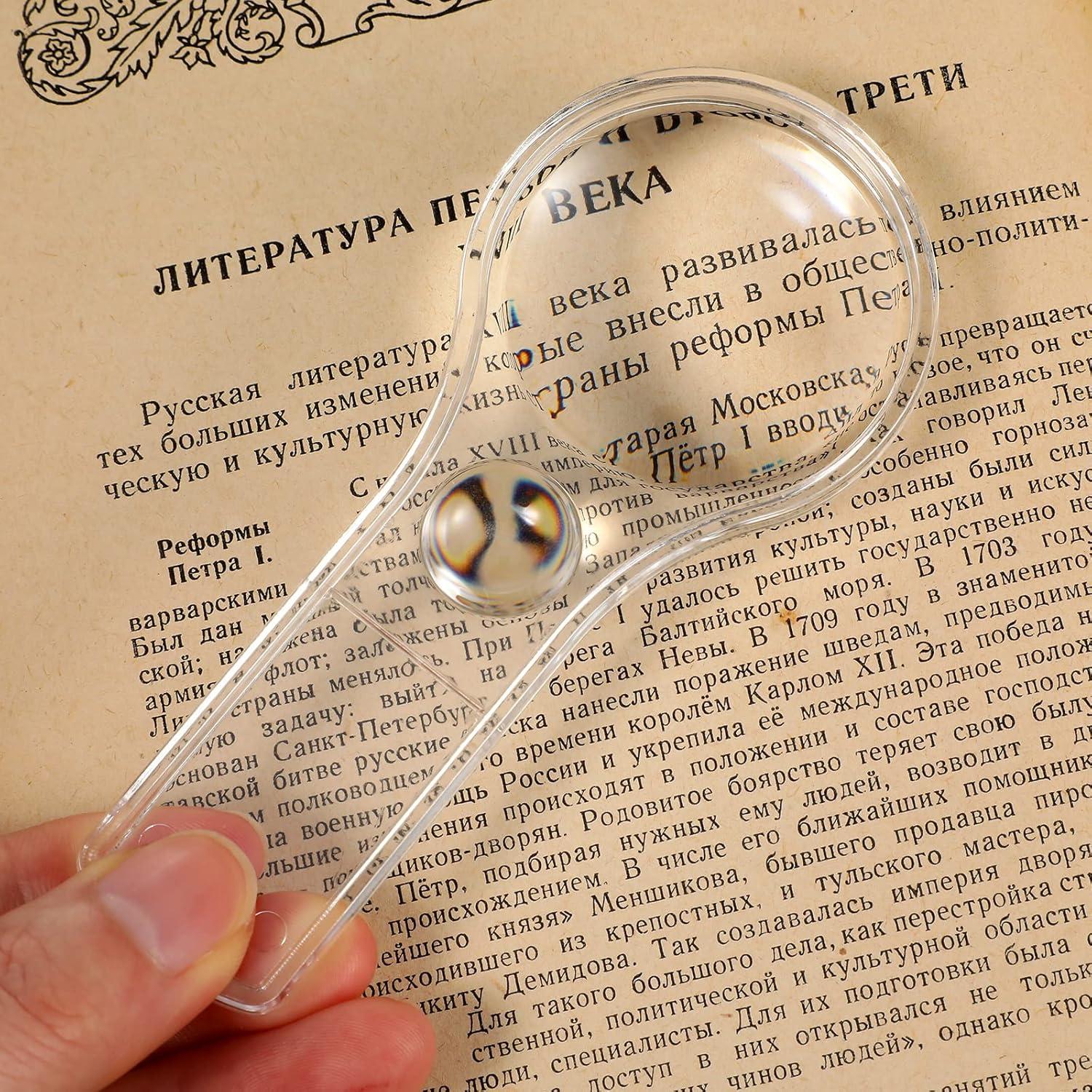 Paquete de 50 Lupas de Aumento Konohan 15X y 5X para Niños