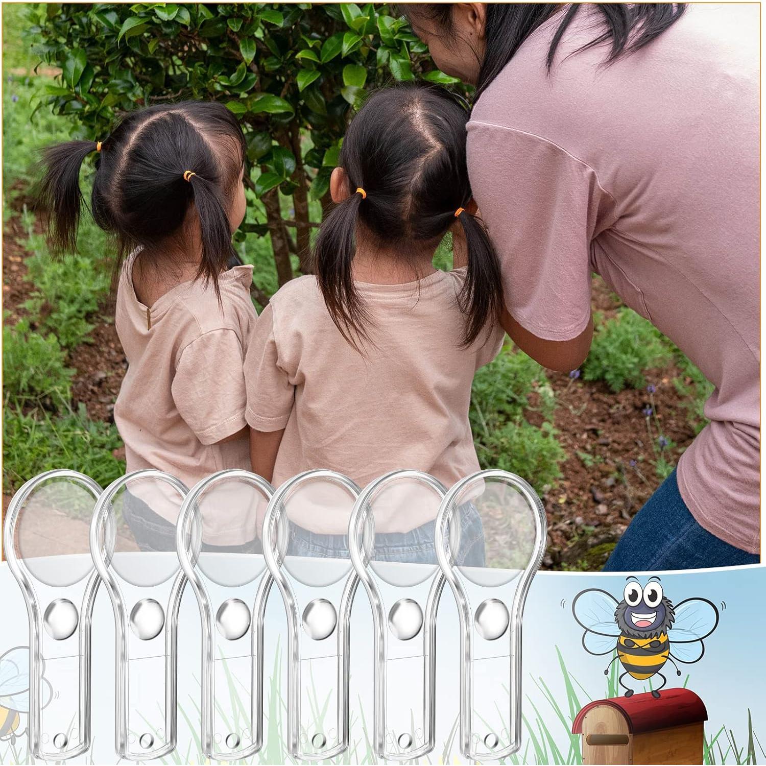 Paquete de 50 Lupas de Aumento Konohan 15X y 5X para Niños