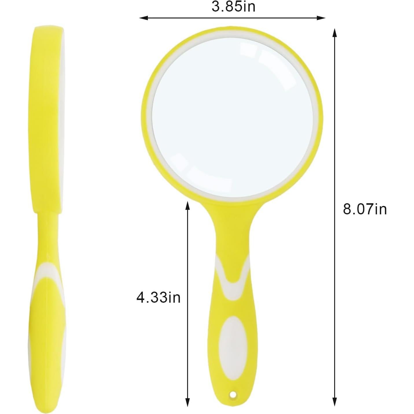 Lupa de Mano Rongon 10X Irrompible con Mango Antideslizante