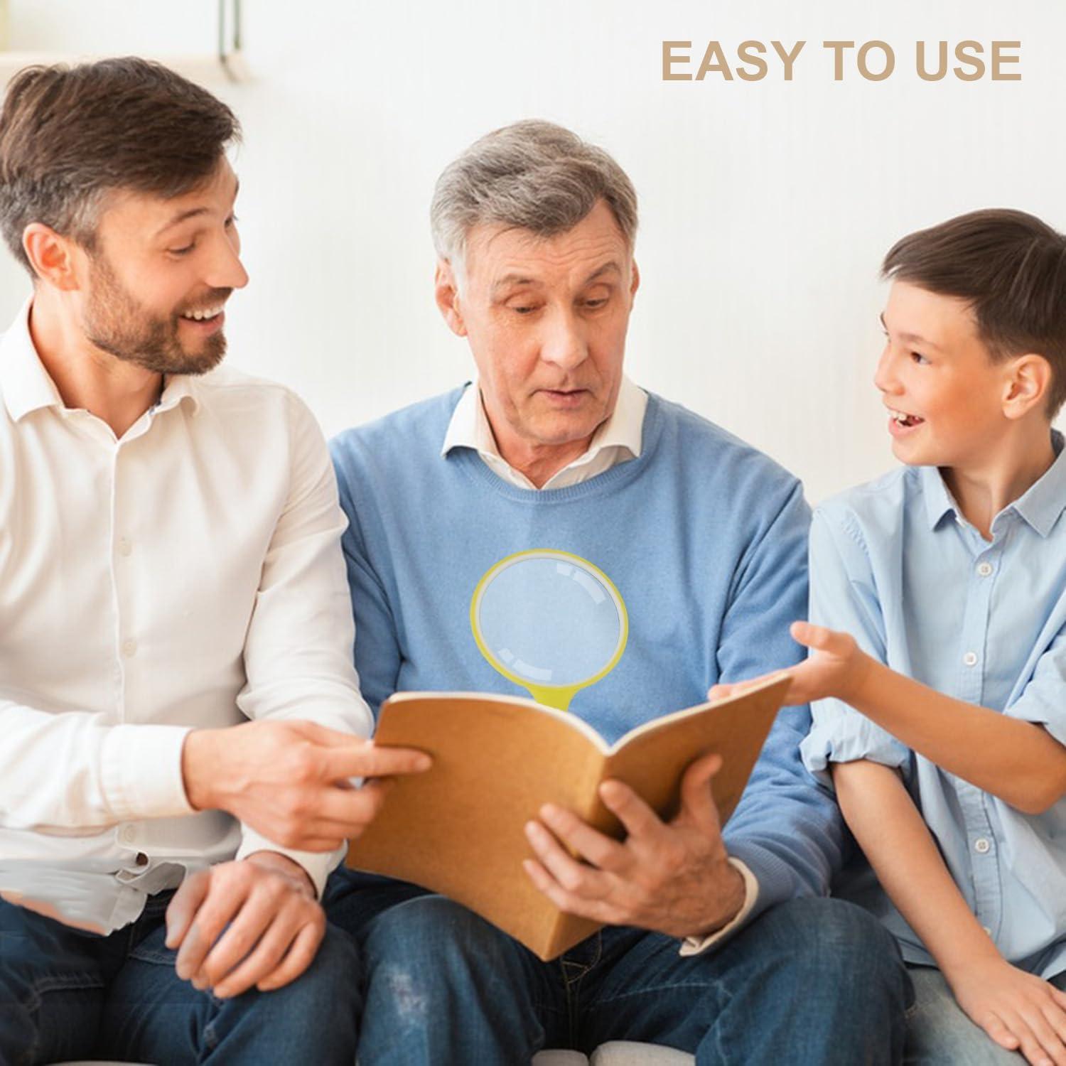 Lupa de Mano Rongon 10X Irrompible con Mango Antideslizante