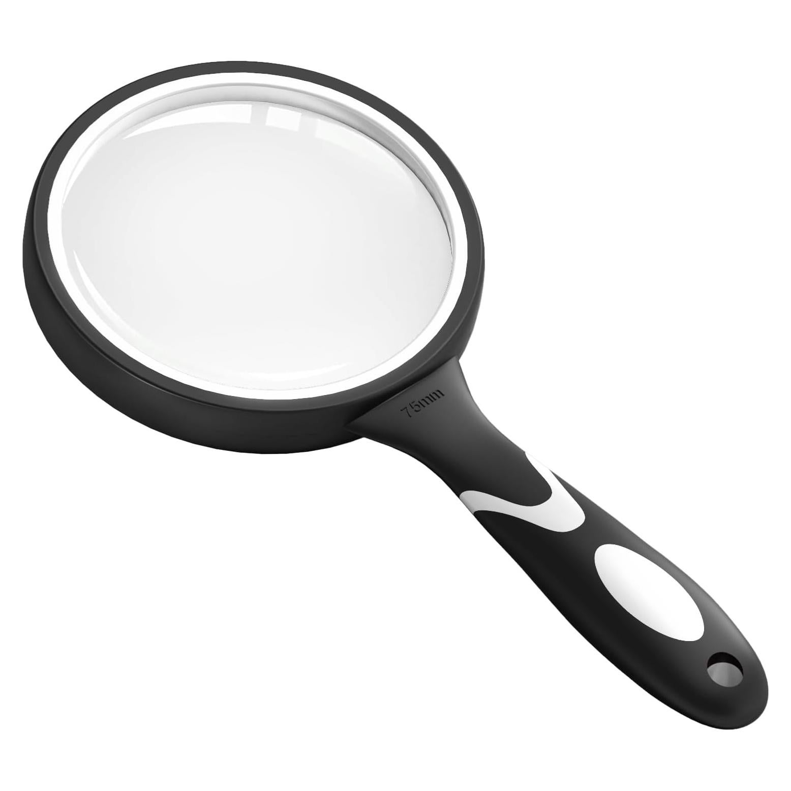 Lupa de Aumento 10X Faumsut con Mango Antideslizante - 19cm