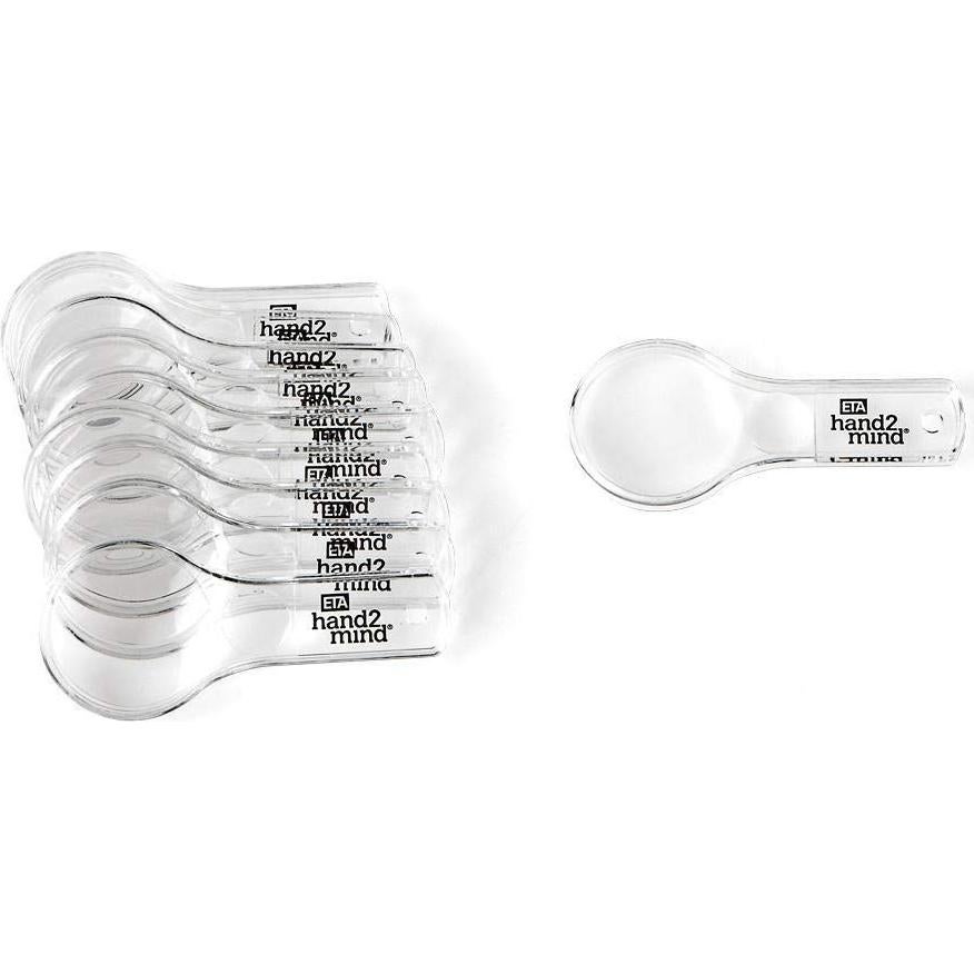 Lupas de mano Hand2Mind, 10 unidades, 3X y 6X, plástico